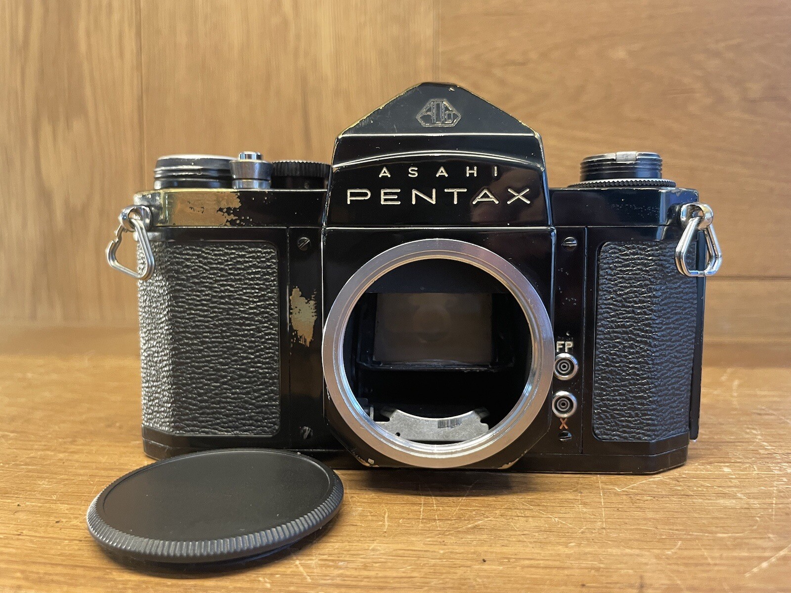 *Very Rare Original Black : Exc+5* Pentax S2 Late Model Film Camera Body From JP
