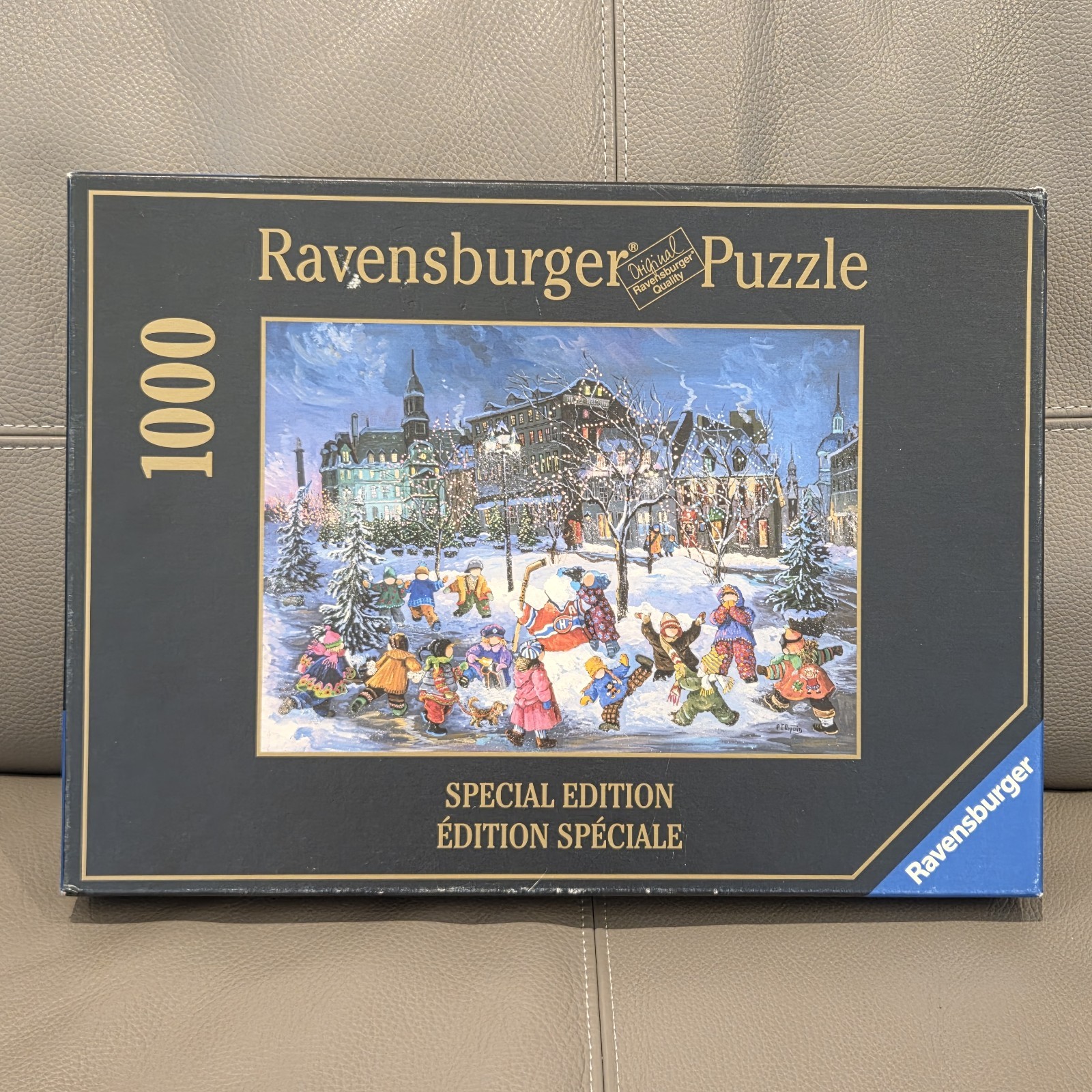 Vintage 2000 Ravensburger Puzzle 1000 Pieces Winter Magic Paquin Special Edition
