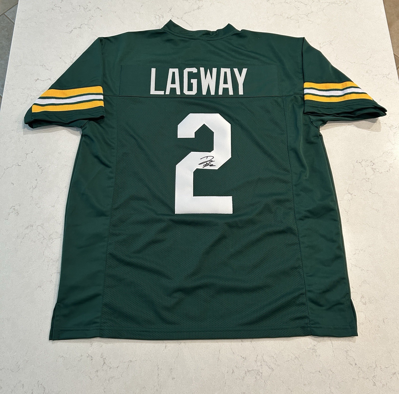 DJ Lagway Autographed Jersey Custom Signed Baylor Bears Football DJ Lagway Autographed Jersey Custom Signed Baylor Bears Football