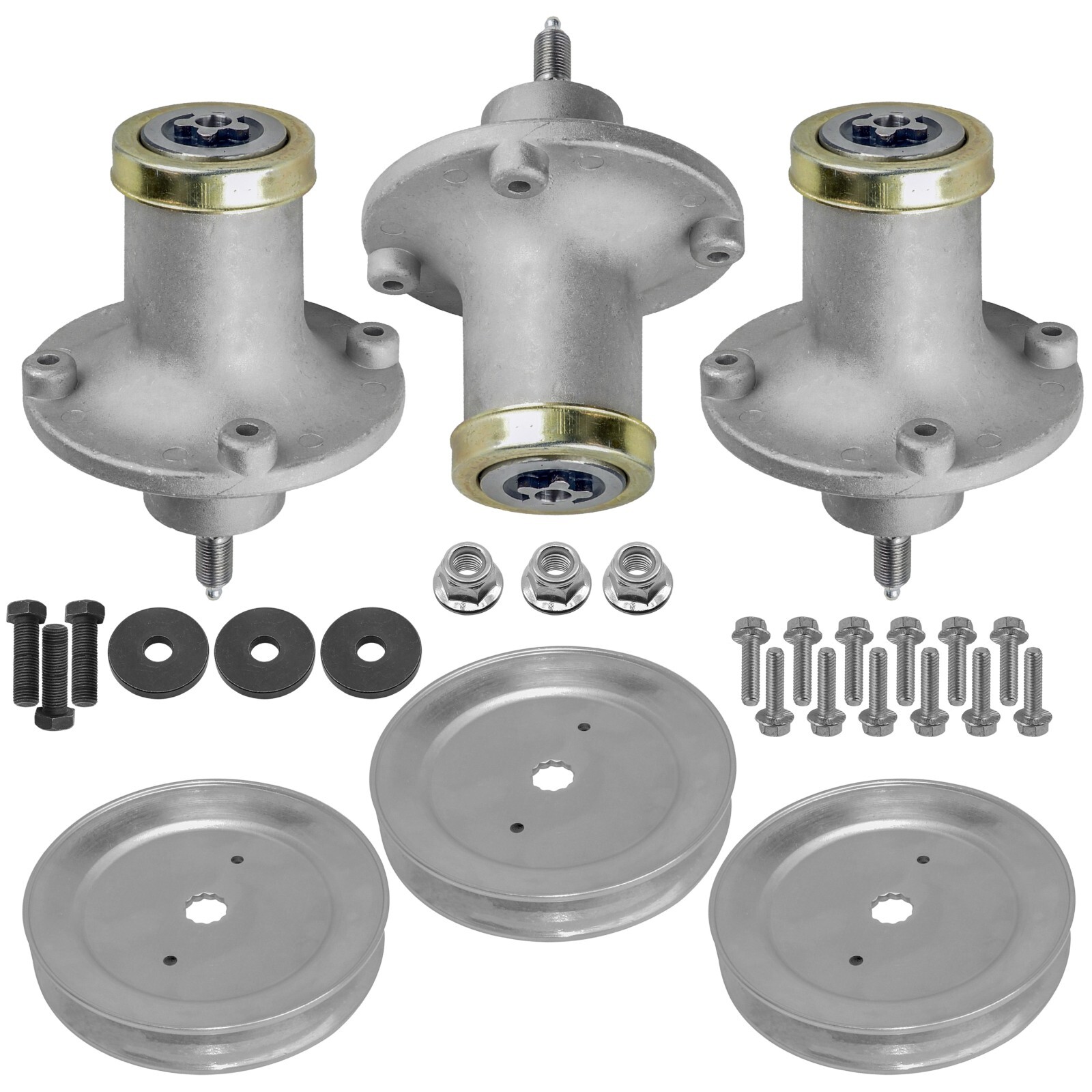 Caltric 618-06981 918-069 532112171 Spindle & Pulley For Husqvarna Dixon 48