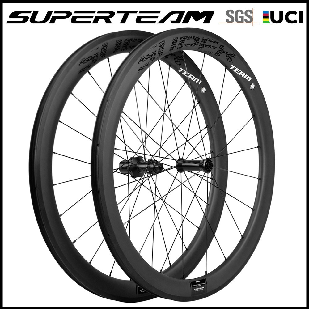 Superteam Pro Classic R25-50 Carbon Wheelset 700C Road Bike Rim Brake Wheels