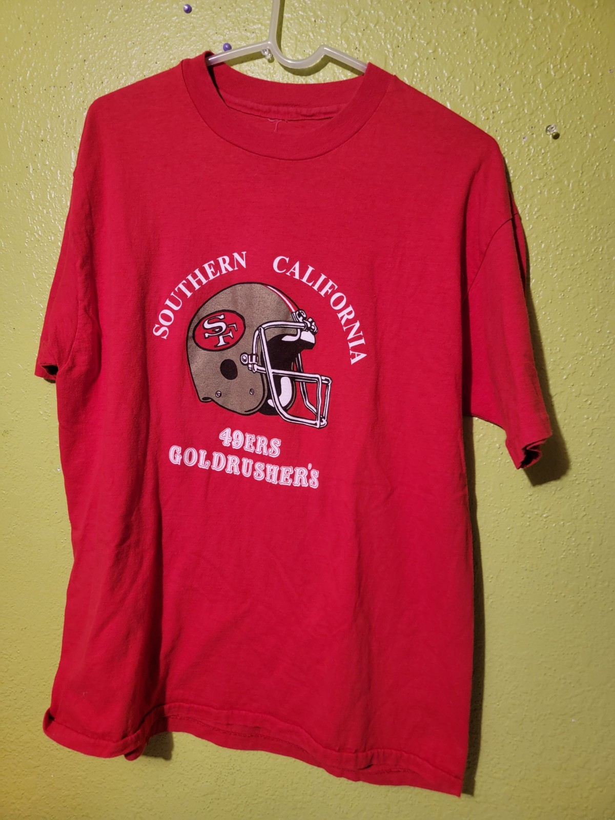 Vintage 1980s Southern California Gold Rushers San Francisco 49ers Single Stitch Vintage 1980s Southern California Gold Rushers San Francisco 49ers Single Stitch