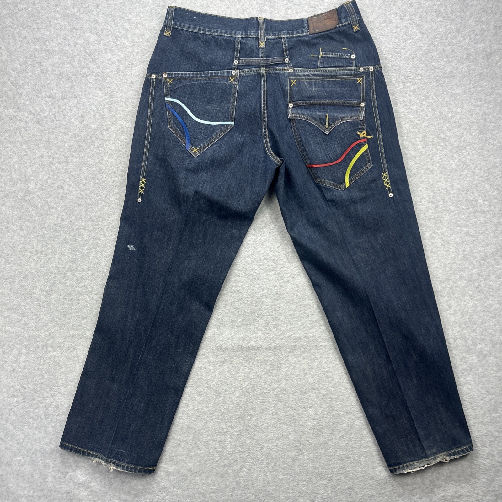 Rocawear Jeans Mens 40x33 Dark Blue Denim Pants Baggy Relaxed Hip Hop Street Y2K Rocawear Jeans Mens 40x33 Dark Blue Denim Pants Baggy Relaxed Hip Hop Street Y2K