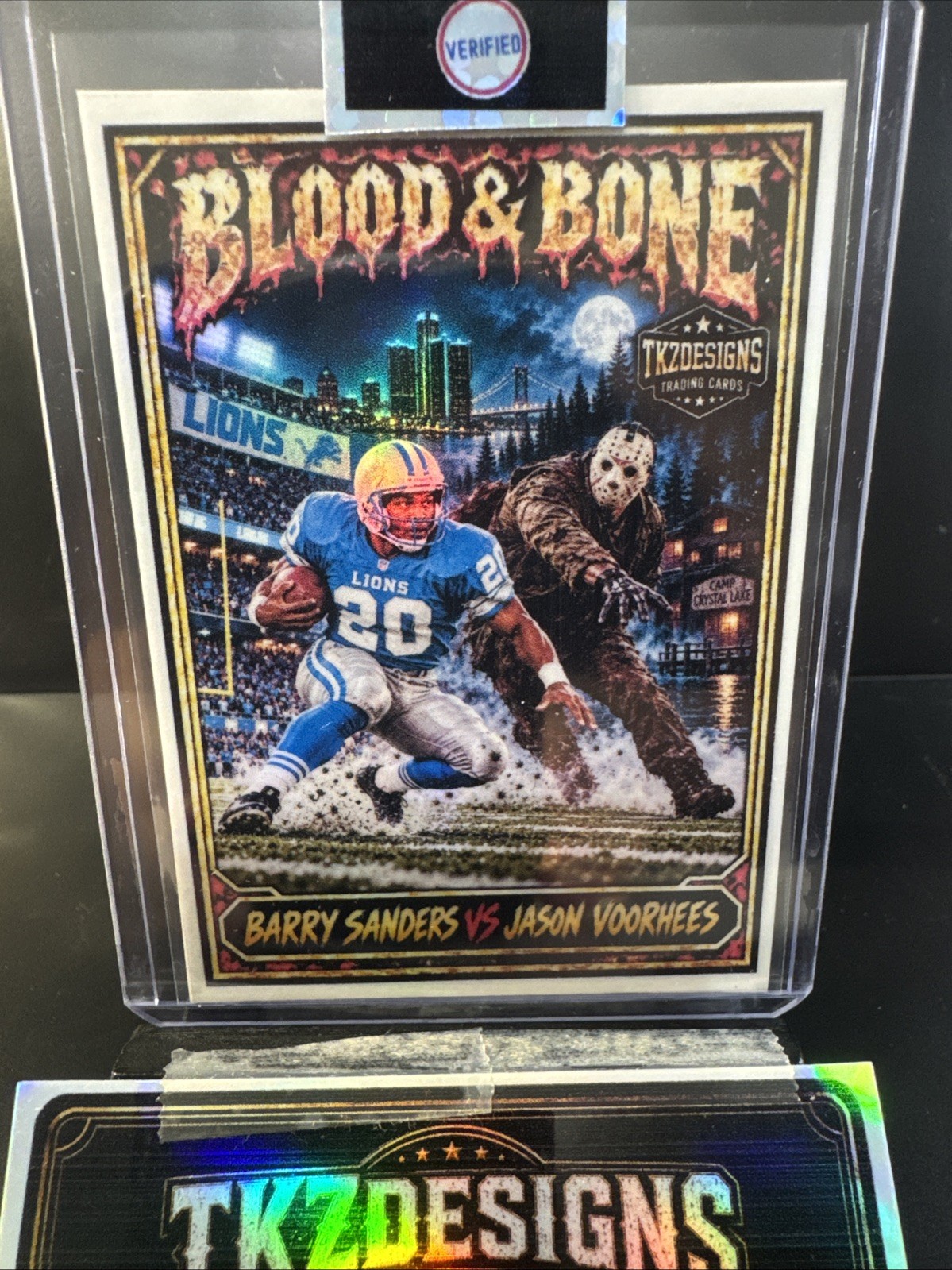 2026 Tkzdesigns Blood & Bone Barry Sanders VS Jason Voorhees BB17  /50