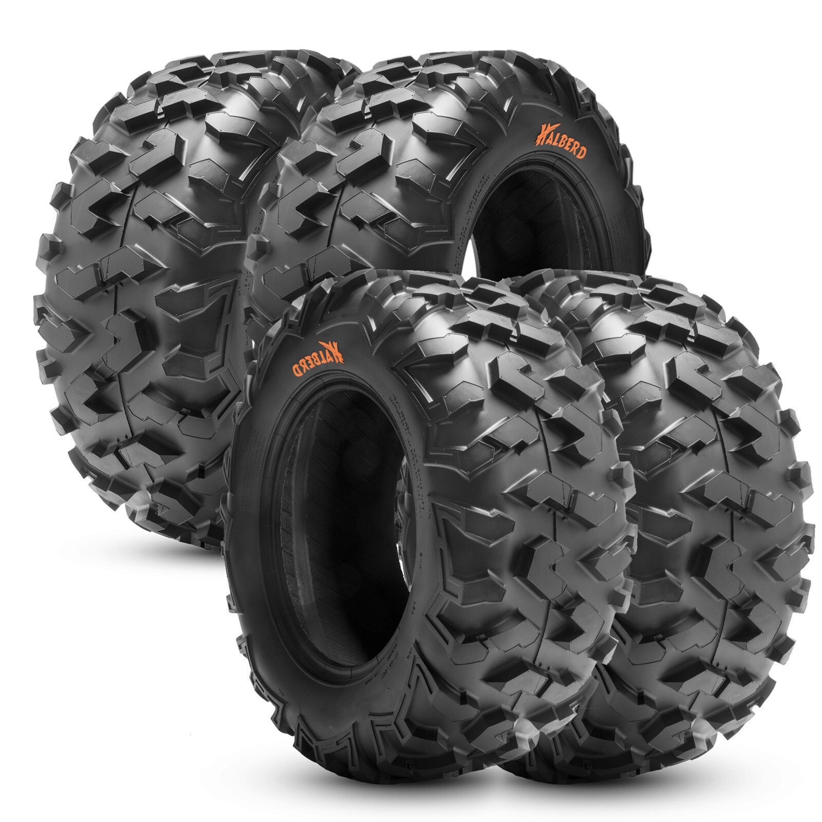 Halberd Set 4 25x8-12 25x10-12 ATV/UTV All-Terrain Tires 6Ply Tubeless Off-Road Halberd Set 4 25x8-12 25x10-12 ATV/UTV All-Terrain Tires 6Ply Tubeless Off-Road