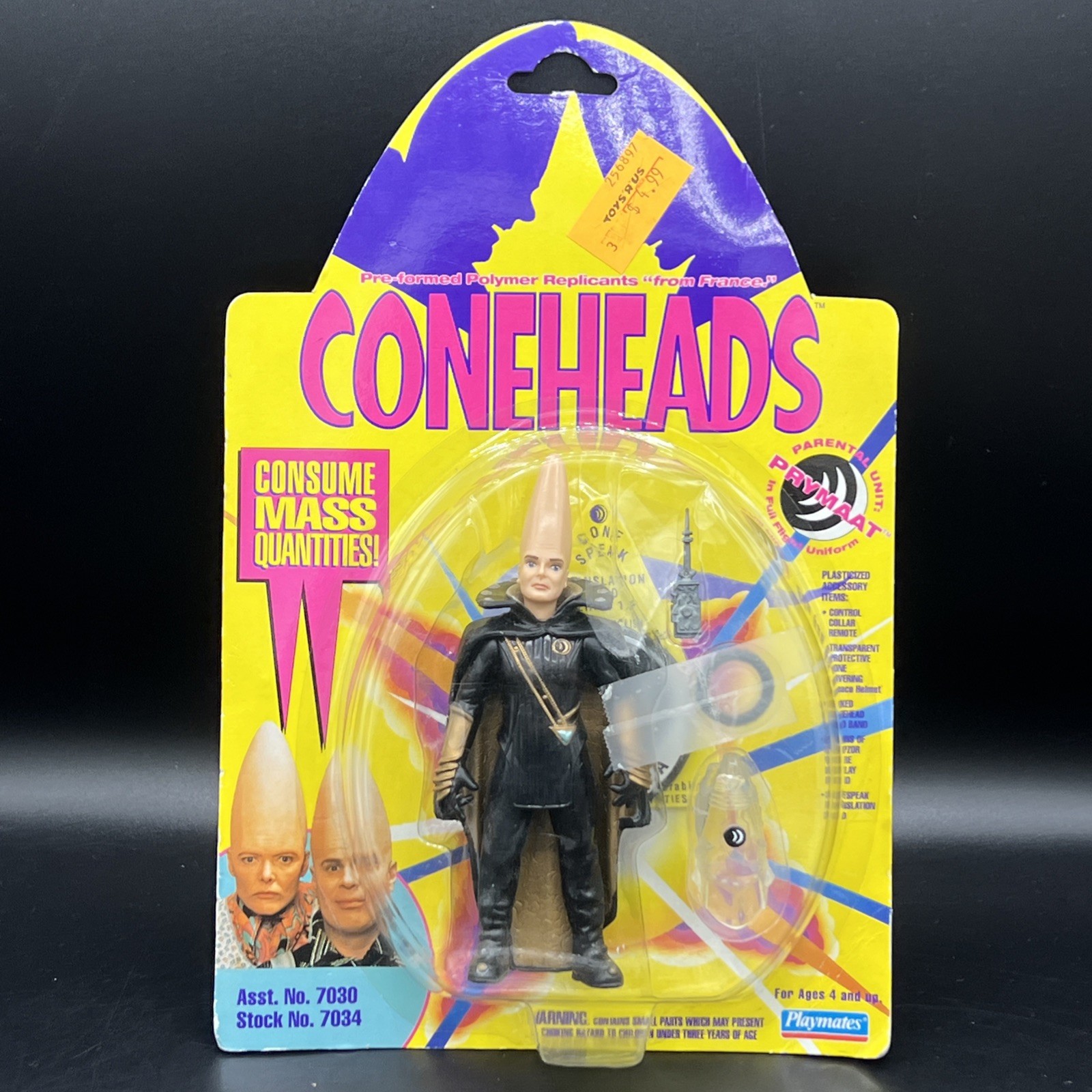 Vintage Coneheads Playmates 1993 Action Figure Prymaat #7034 **Read**