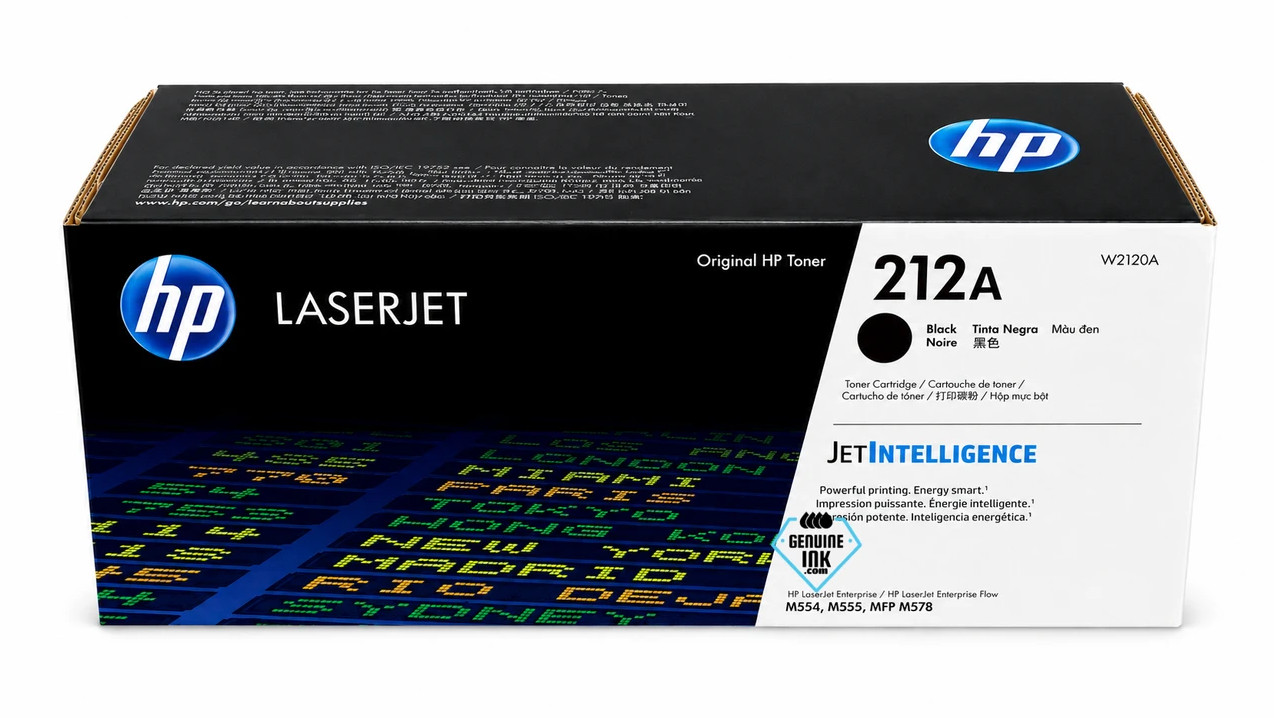 Genuine HP 212A Toner Cartridge W2120A W2121A W2122A W2123A LaserJet M55X/M578 Genuine HP 212A Toner Cartridge W2120A W2121A W2122A W2123A LaserJet M55X/M578