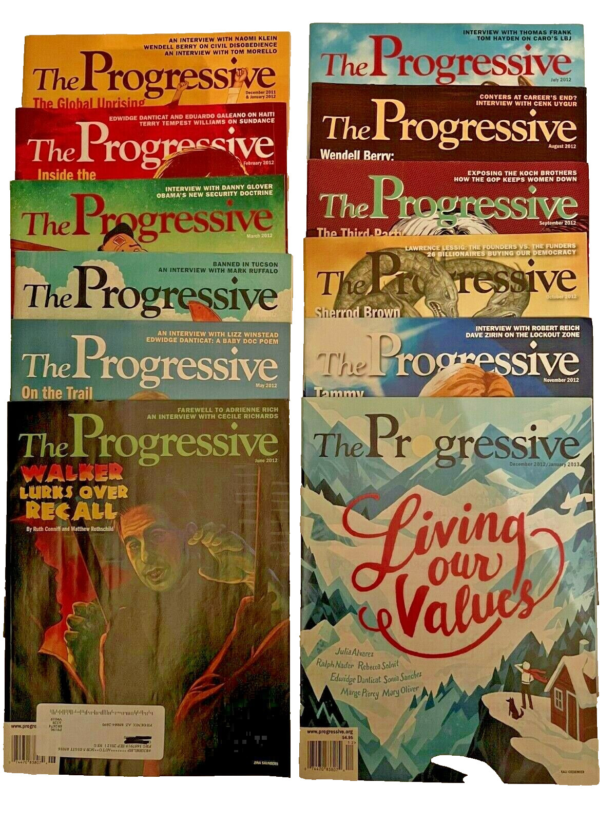 The Progressive Magazine - All 12 - 2012 Issues       