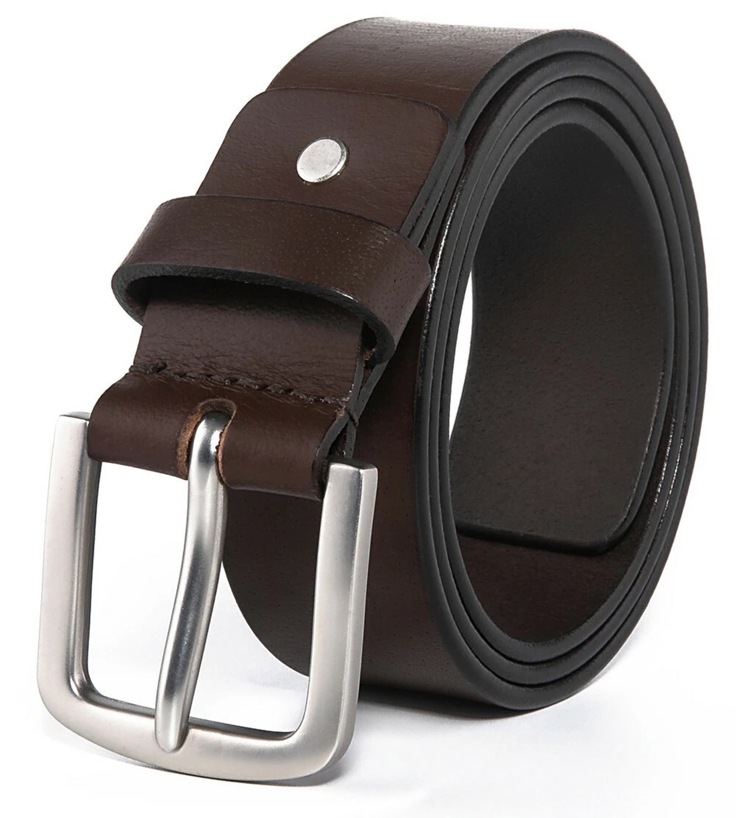 Men’s belts,Full Grain Genuine Leather Casual Dress Jeans Belts for Men 