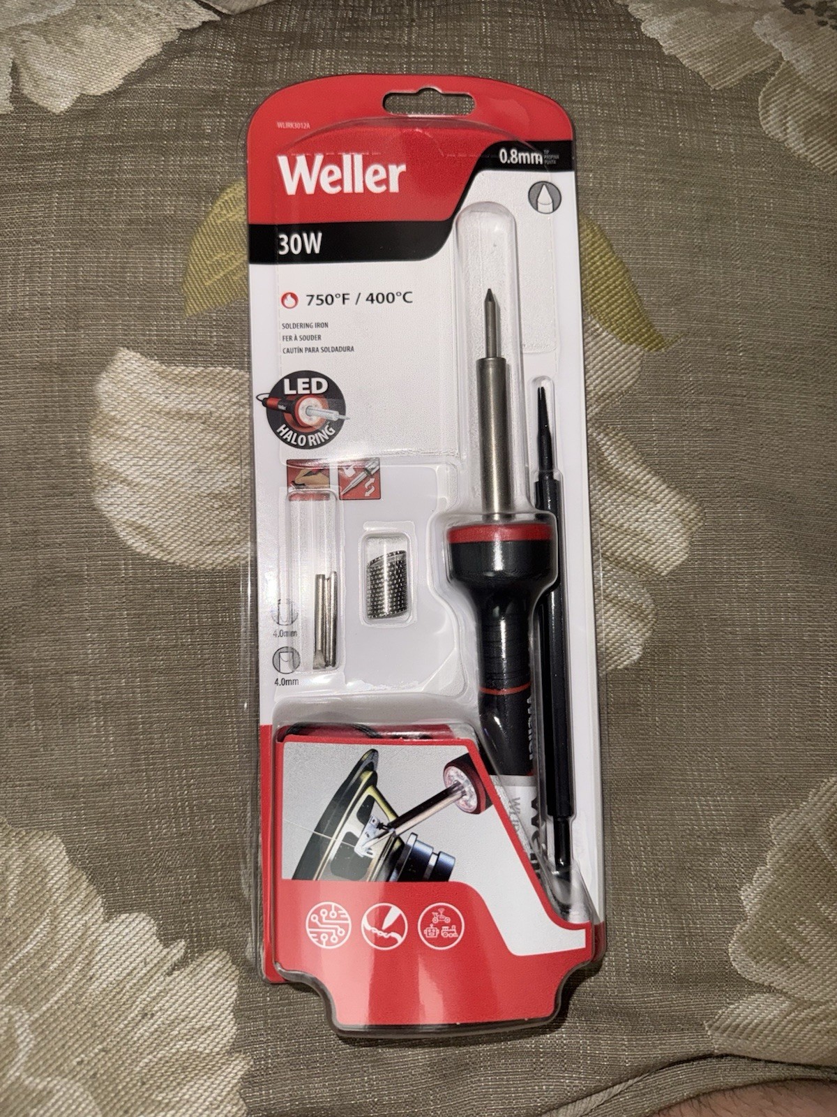 Weller Wlirk3012a 30W Soldering Iron Kit NEW
