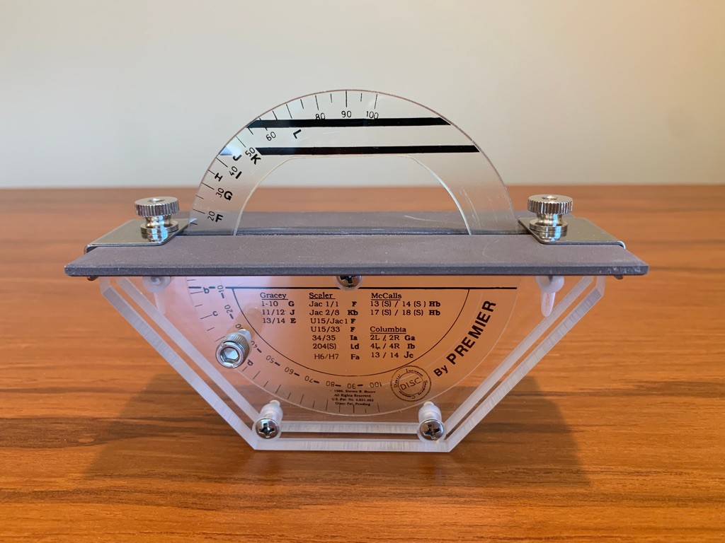 Vintage Premier DISC Simplified Instrument Sharpener - sharpens all dental tools
