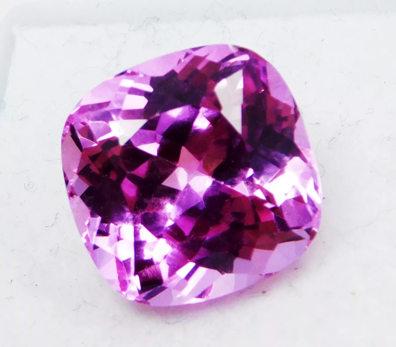 Gorgeous Natural Pink Kunzite Radiant Cut 10-12 Ct Loose EGL Certified Gemstone