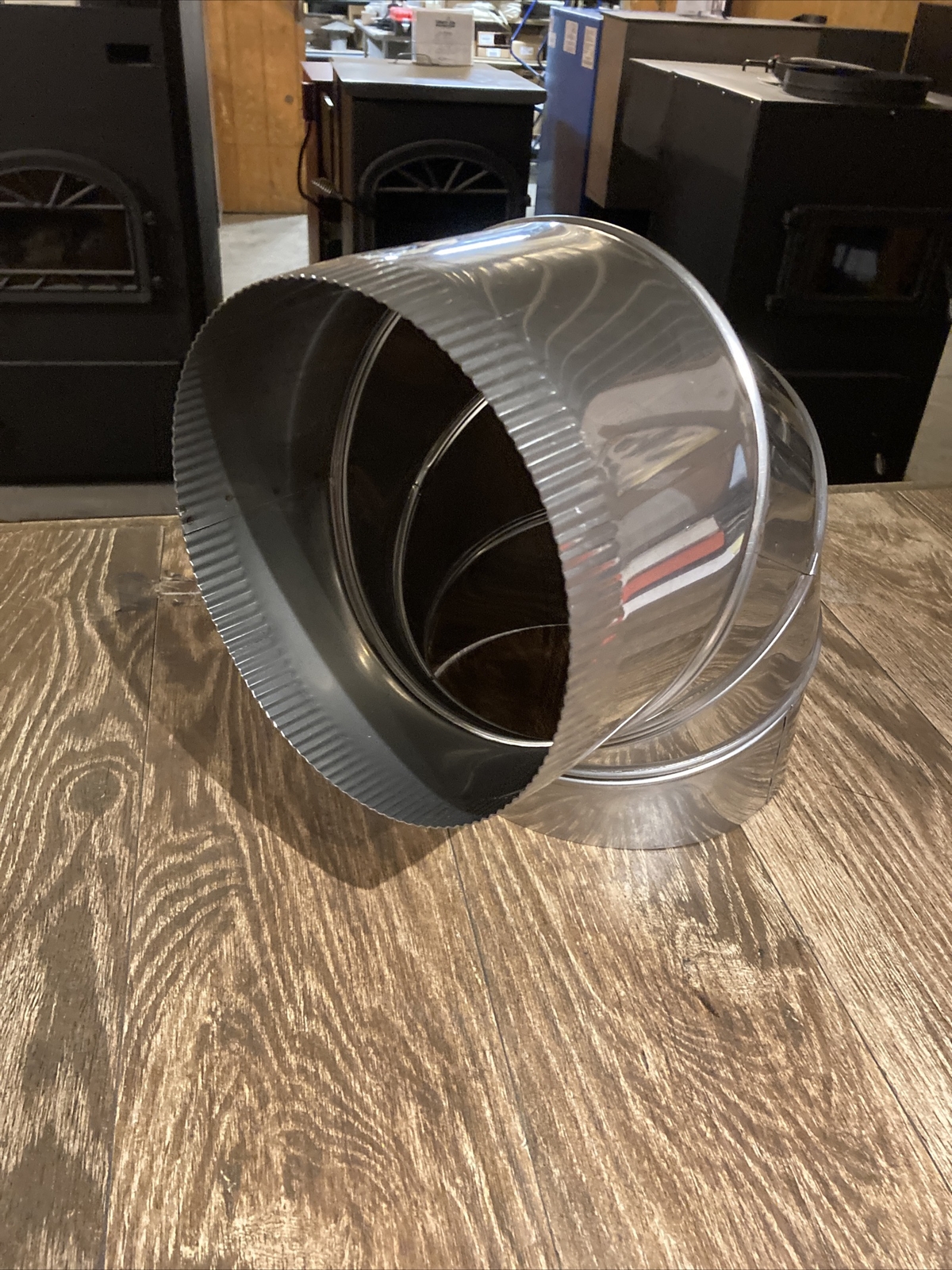 8” Stainless Steel Stove Pipe Chimney Adjustable Elbow 8” Stainless Steel Stove Pipe Chimney Adjustable Elbow