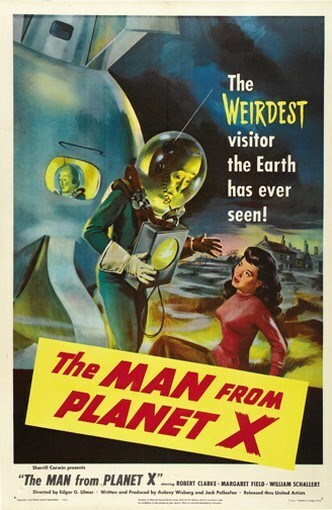 THE MAN FROM PLANET X MOVIE POSTER Rare Hot Vintage THE MAN FROM PLANET X MOVIE POSTER Rare Hot Vintage
