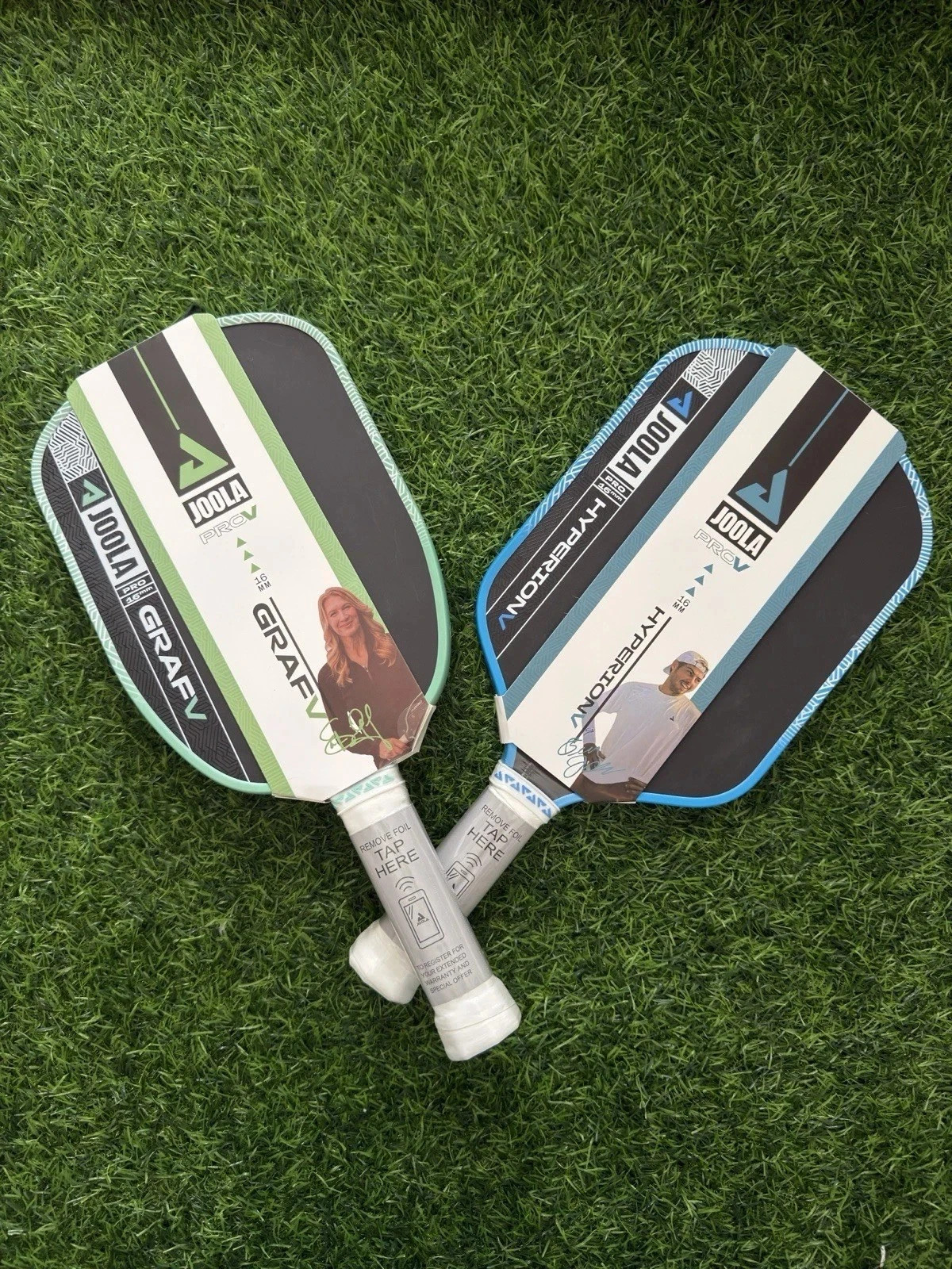 PACK OF 2 JOOLA Pro V Pickleball Paddles Graf Pro V & Hyperion Pro V 16mm