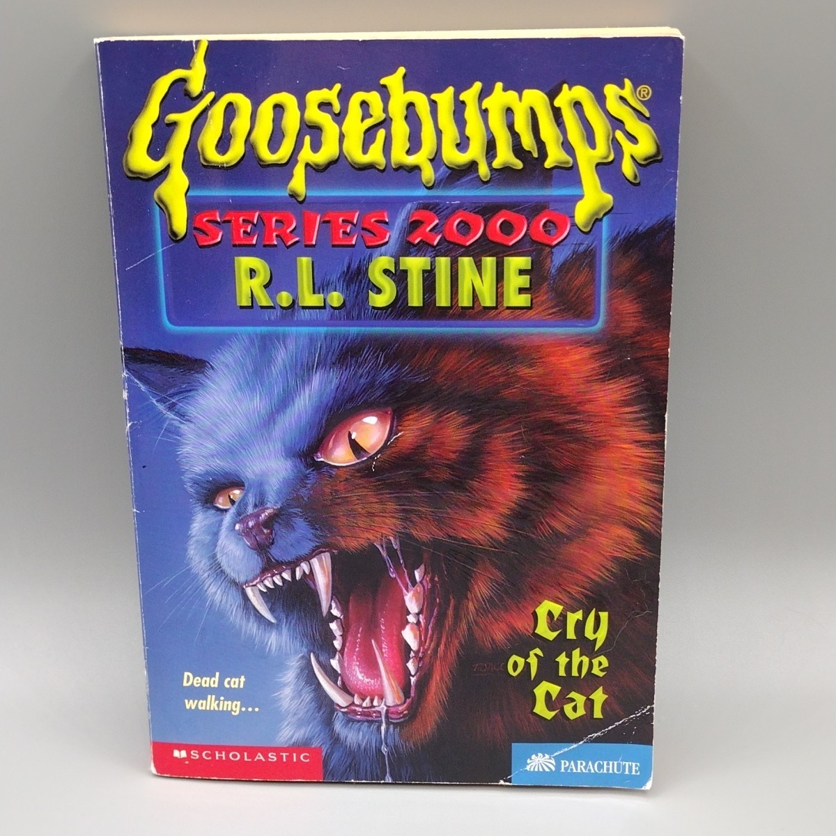 Cry of the Cat Goosebumps Series 2000 Book #1 with INSERT 1st Print RL Stine Cry of the Cat Goosebumps Series 2000 Book #1 with INSERT 1st Print RL Stine