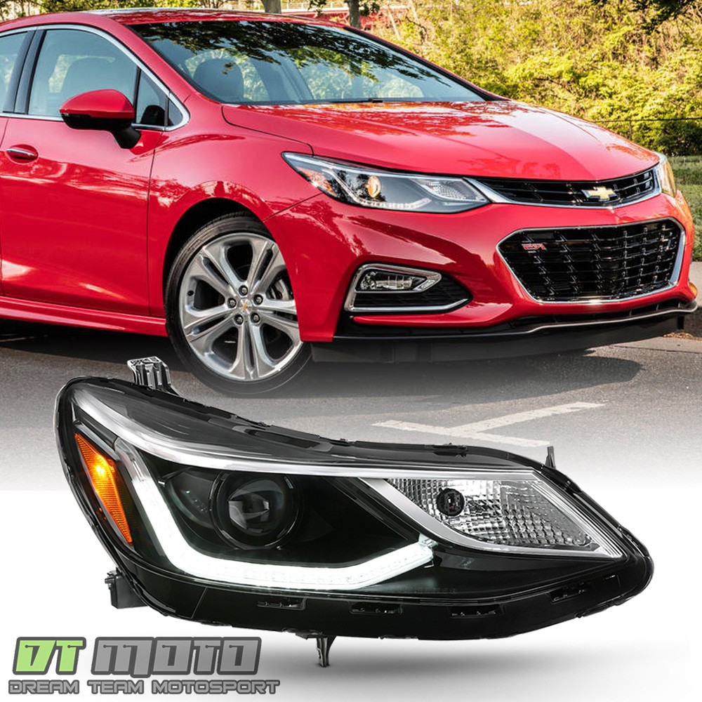 2016-2019 Chevy Cruze w/ LED DRL Projector Headlight Headlamp Passenger Side 2016-2019 Chevy Cruze w/ LED DRL Projector Headlight Headlamp Passenger Side