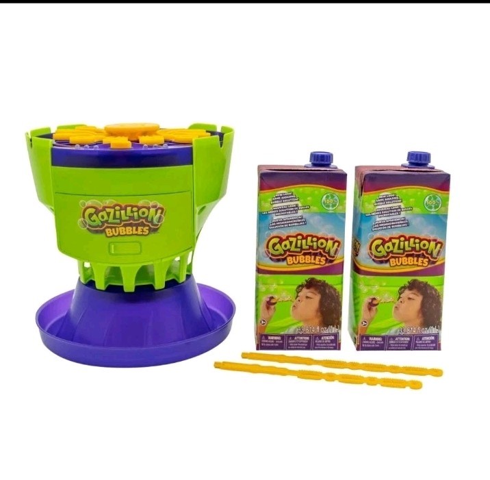 Gazillion Bubbles Ultimate Bubble Mania Rechargeable LED Light 2L Solution NEW Gazillion Bubbles Ultimate Bubble Mania Rechargeable LED Light 2L Solution NEW