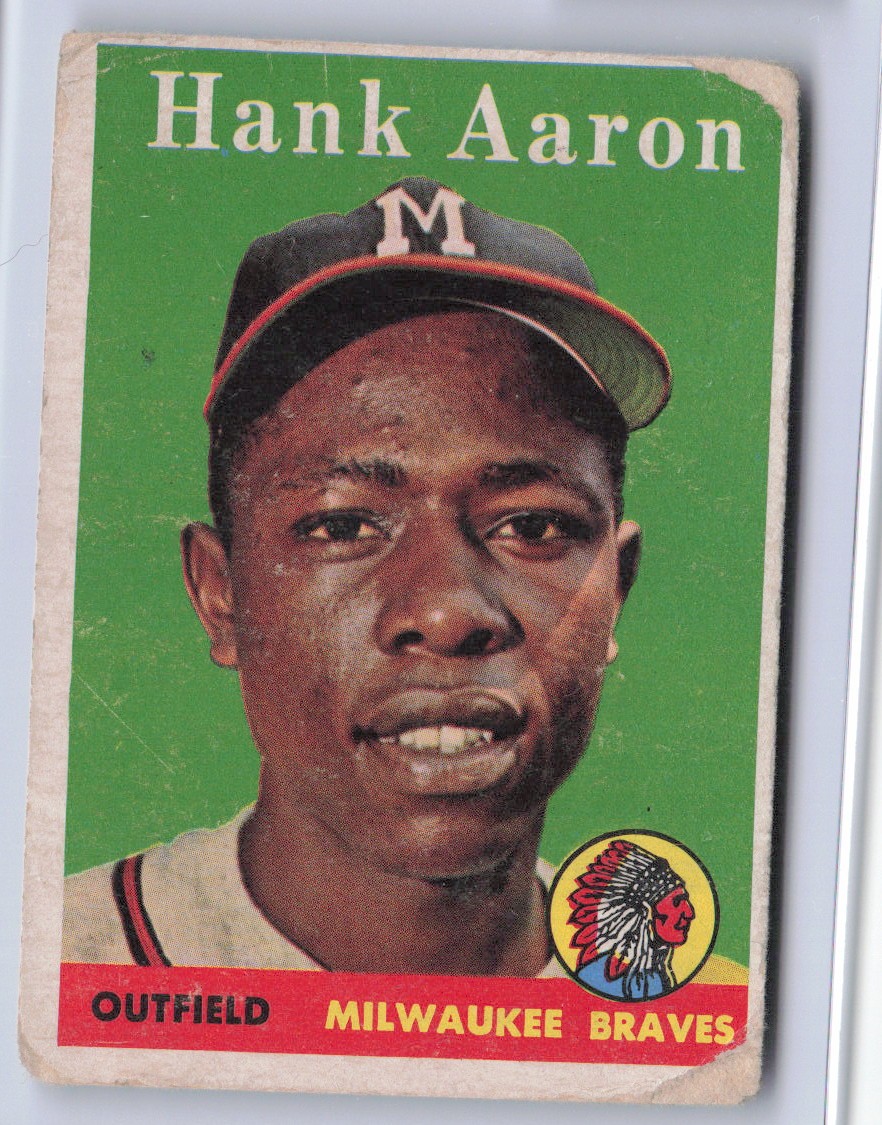 1958 Topps Hank Aaron #30 - Braves - Fr/Pr - D5612 HOF