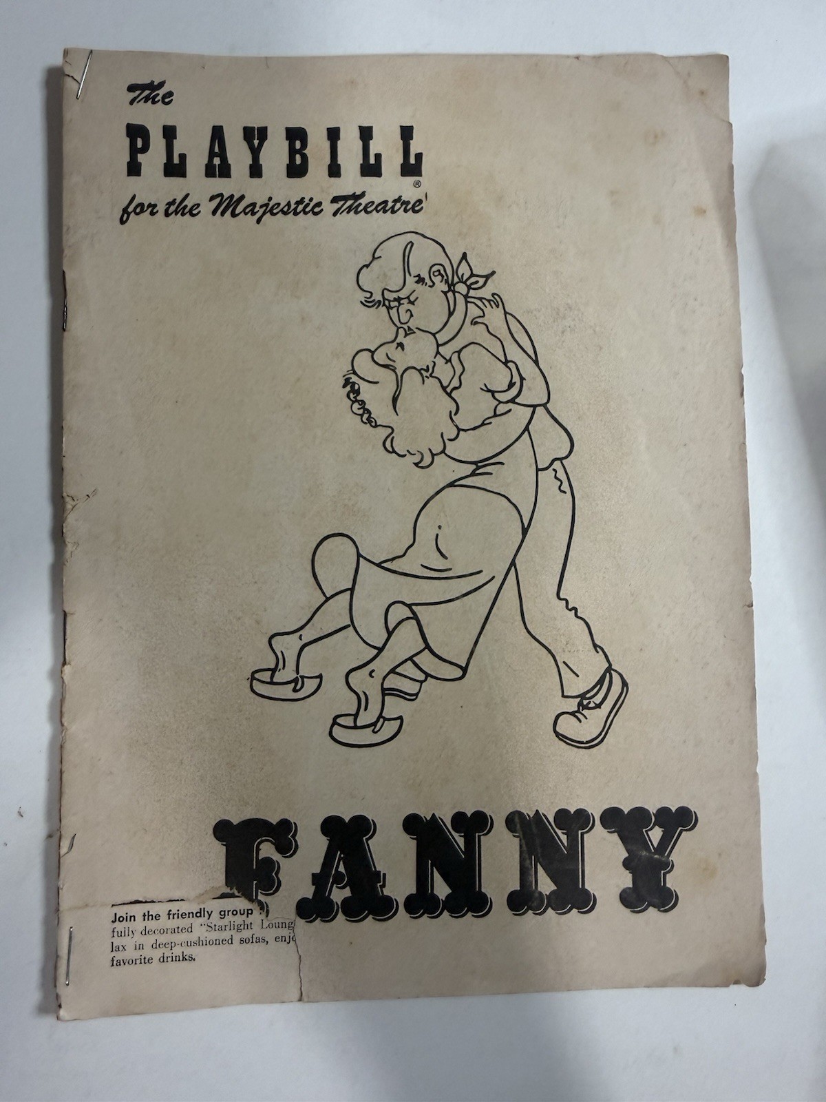 Vintage Fanny Broadway Playbill Majestic Theatre Florence Henderson