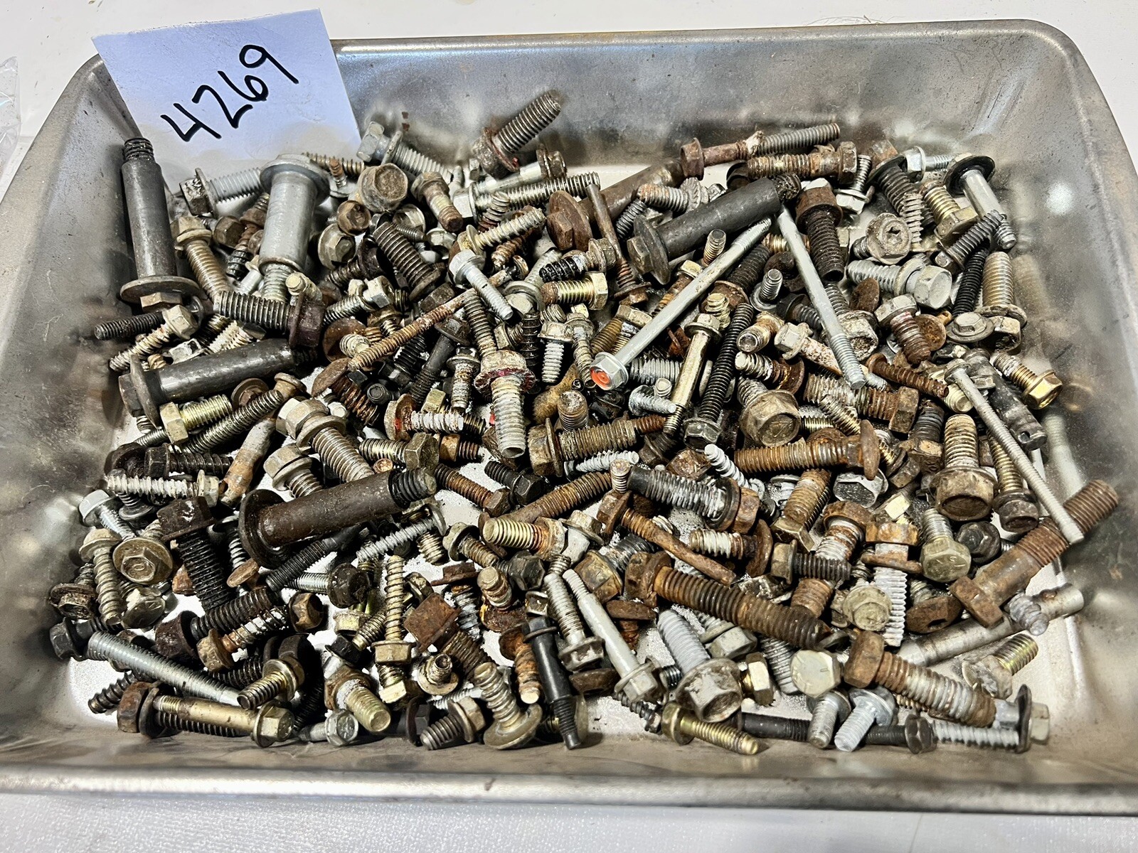 7 Lbs Pounds Assorted Miscellaneous Bolts (#4269)