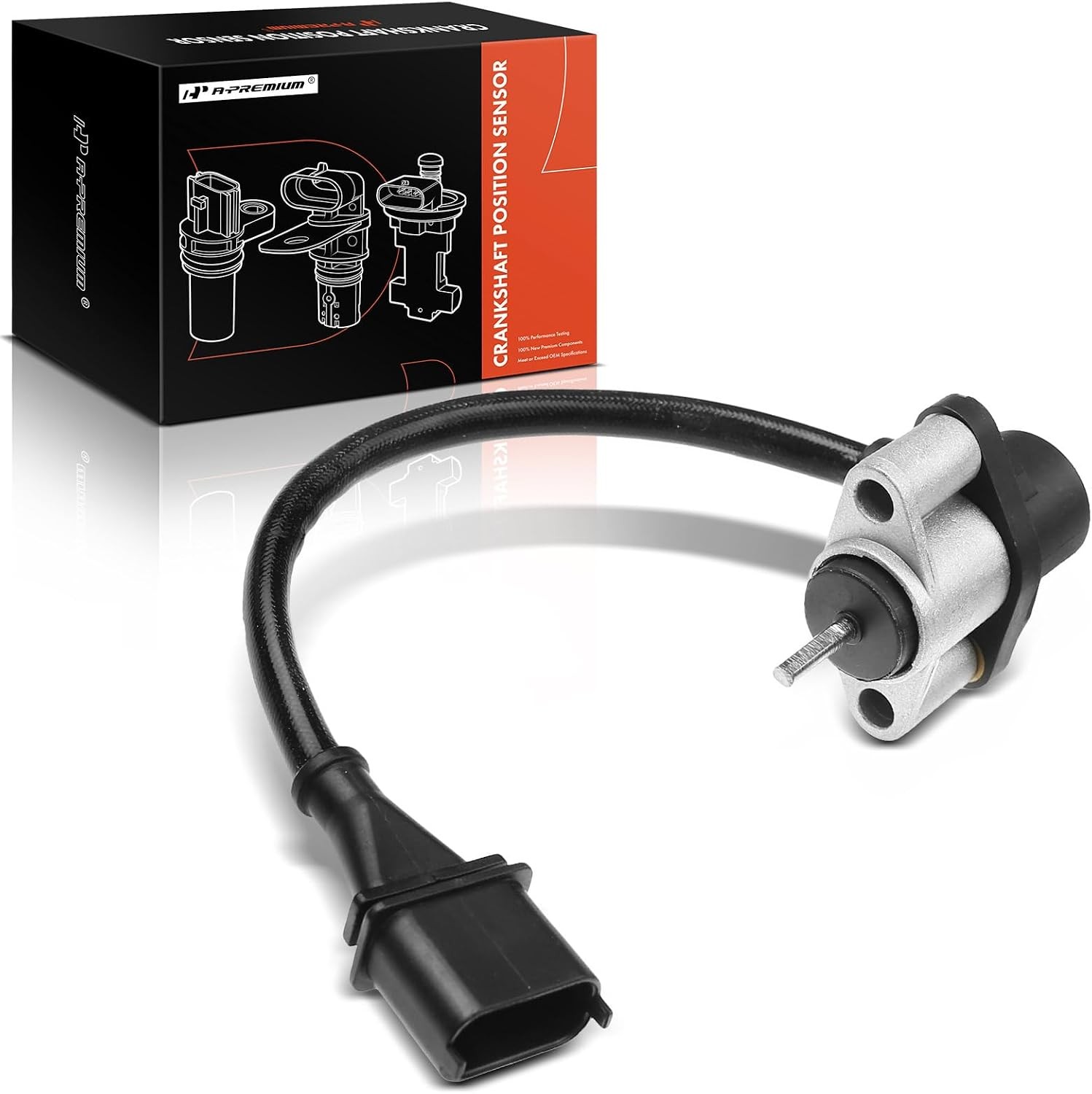 A-Premium Engine Crankshaft Position Sensor Compatible with Land Rover