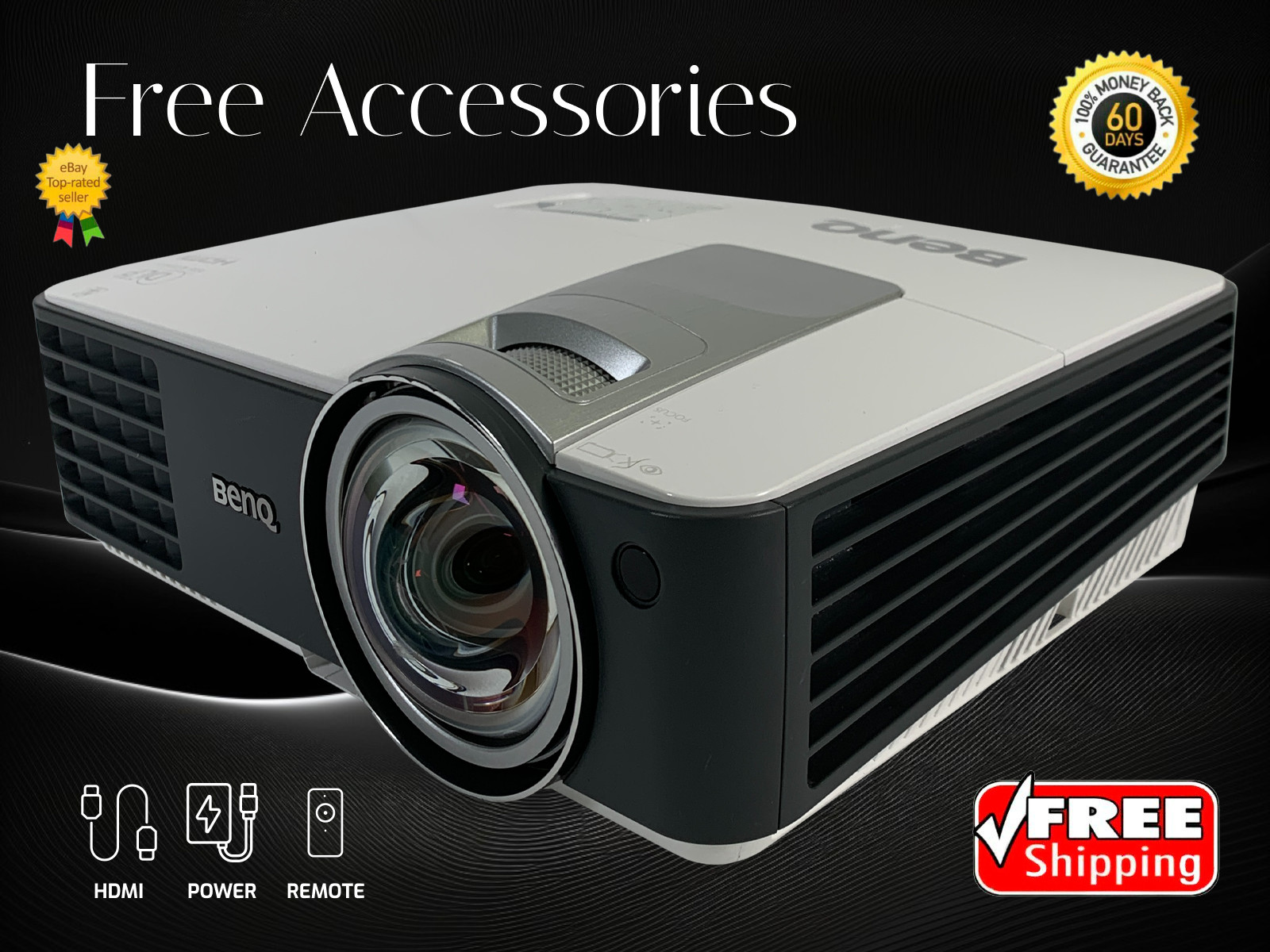 BenQ MX819ST DLP Projector Short-Throw 3000 Lumens Full HD 3D HDMI 10W Speakers