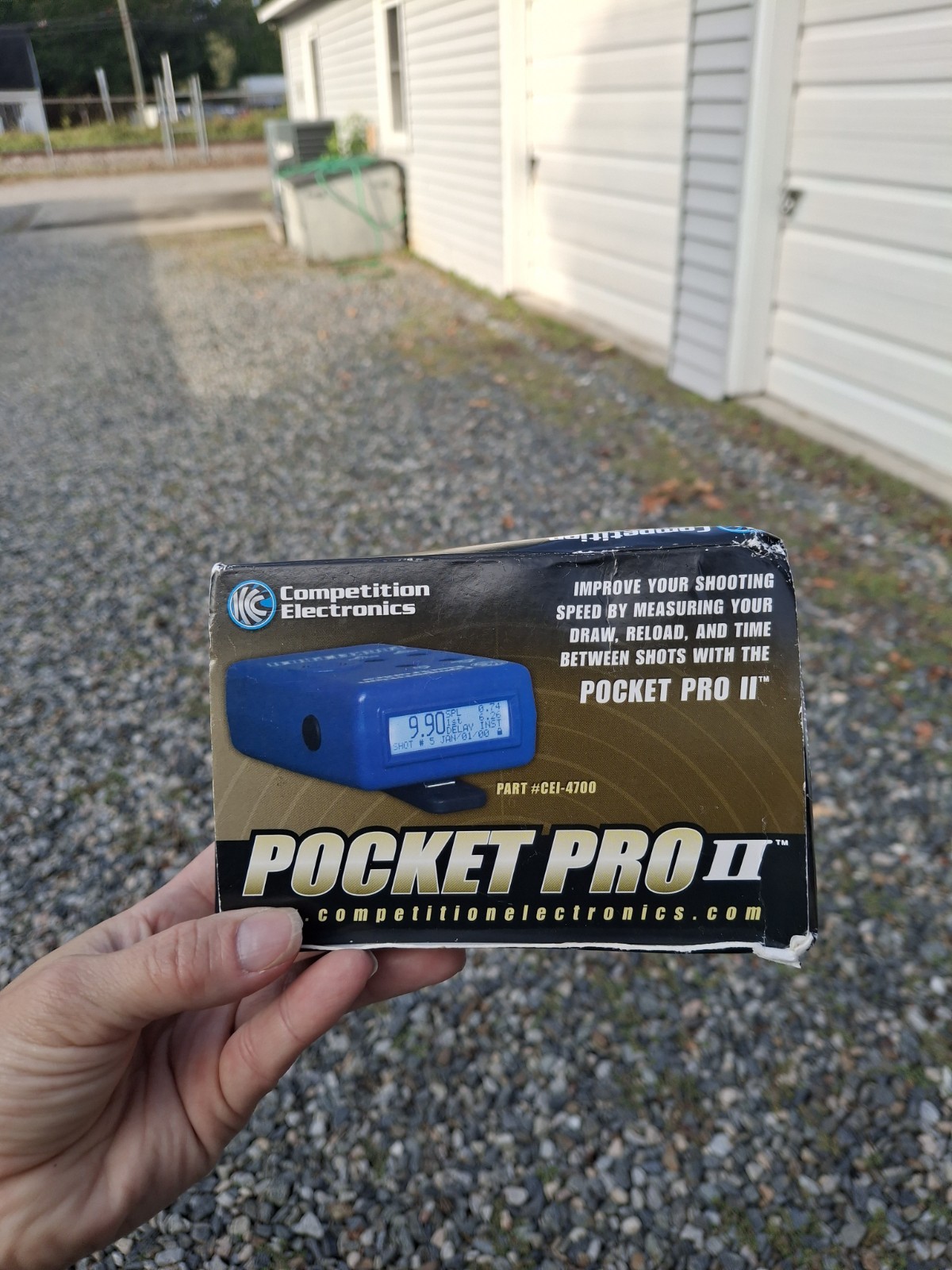 Competition Electronics Pocket Pro II Shot Timer (Blue) - Part #CEI-4700