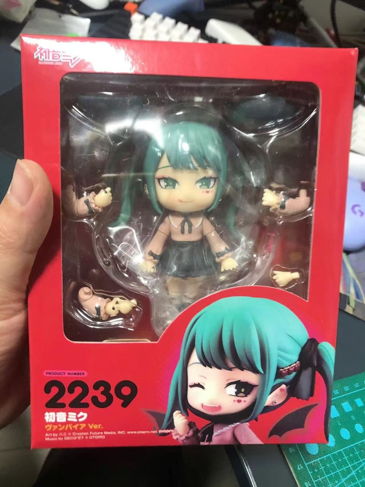 Nendoroid #2239 Vampire Hatsune Miku - Chibi PVC Figure Cute Girl Design Nendoroid #2239 Vampire Hatsune Miku - Chibi PVC Figure Cute Girl Design