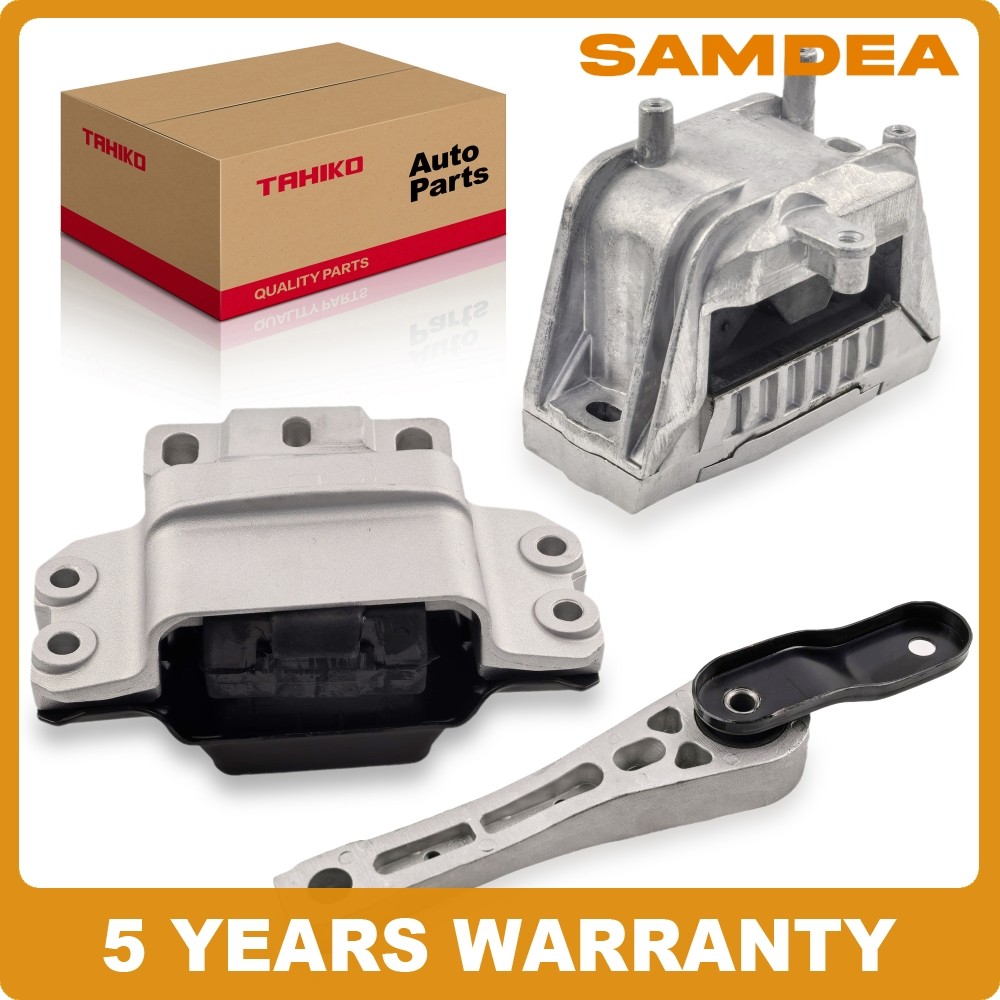 3PC Engine Motor Mount Set Fit For 06-19 Volkswagen Rabbit, Passat 2.0L,2.5L