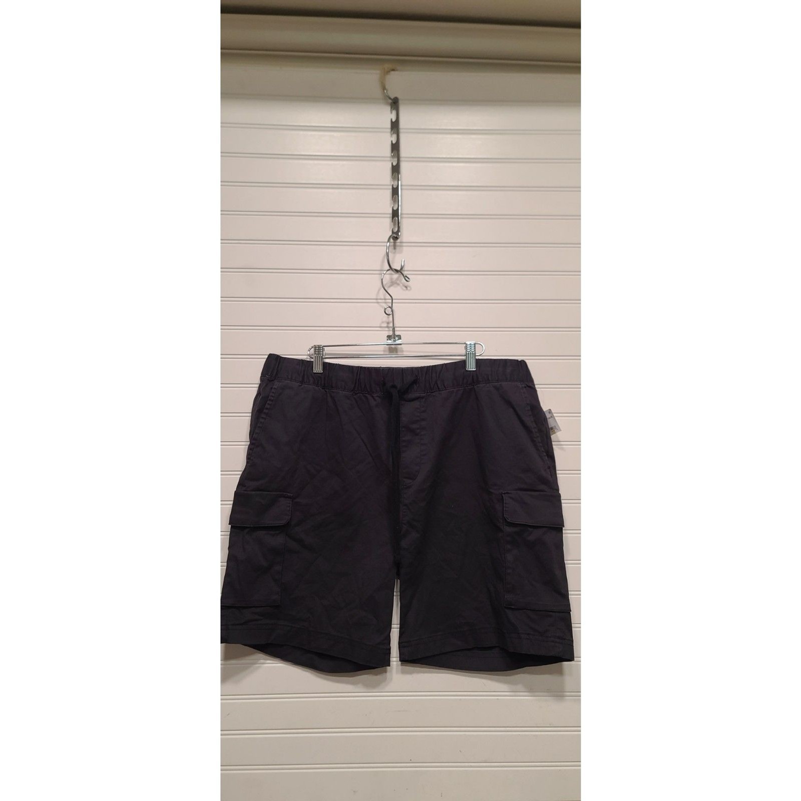 Nordstrom Abound Mens Elastic Waist Black Shorts Size L NWT Nordstrom Abound Mens Elastic Waist Black Shorts Size L NWT