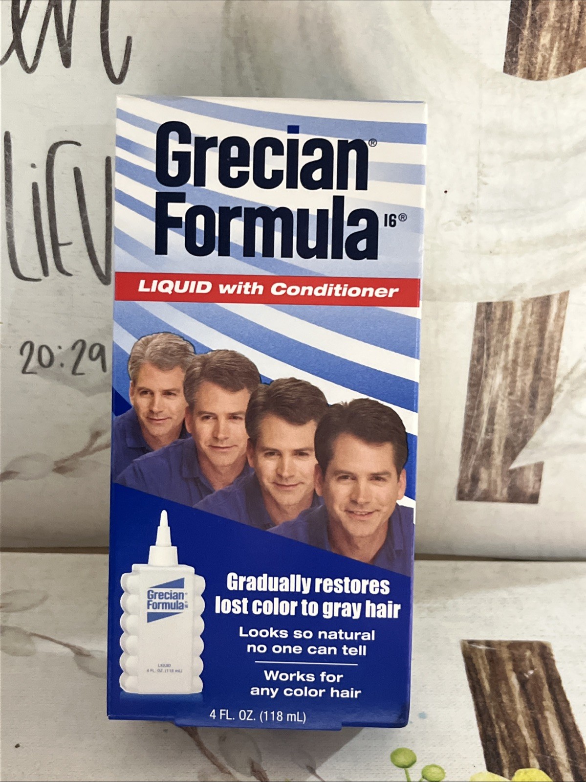 Grecian Formula Liquid with Conditioner Graduallly Restores Color - 4 Fl Oz