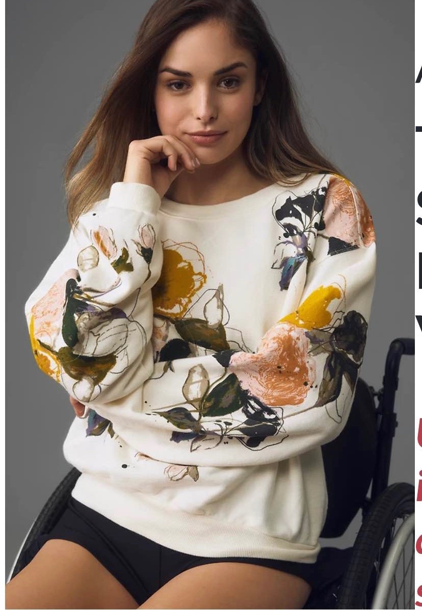 Anthropologie Pilcro Niki Bubble Sweatshirt (Art by Leigh Viner) Anthropologie Pilcro Niki Bubble Sweatshirt (Art by Leigh Viner)