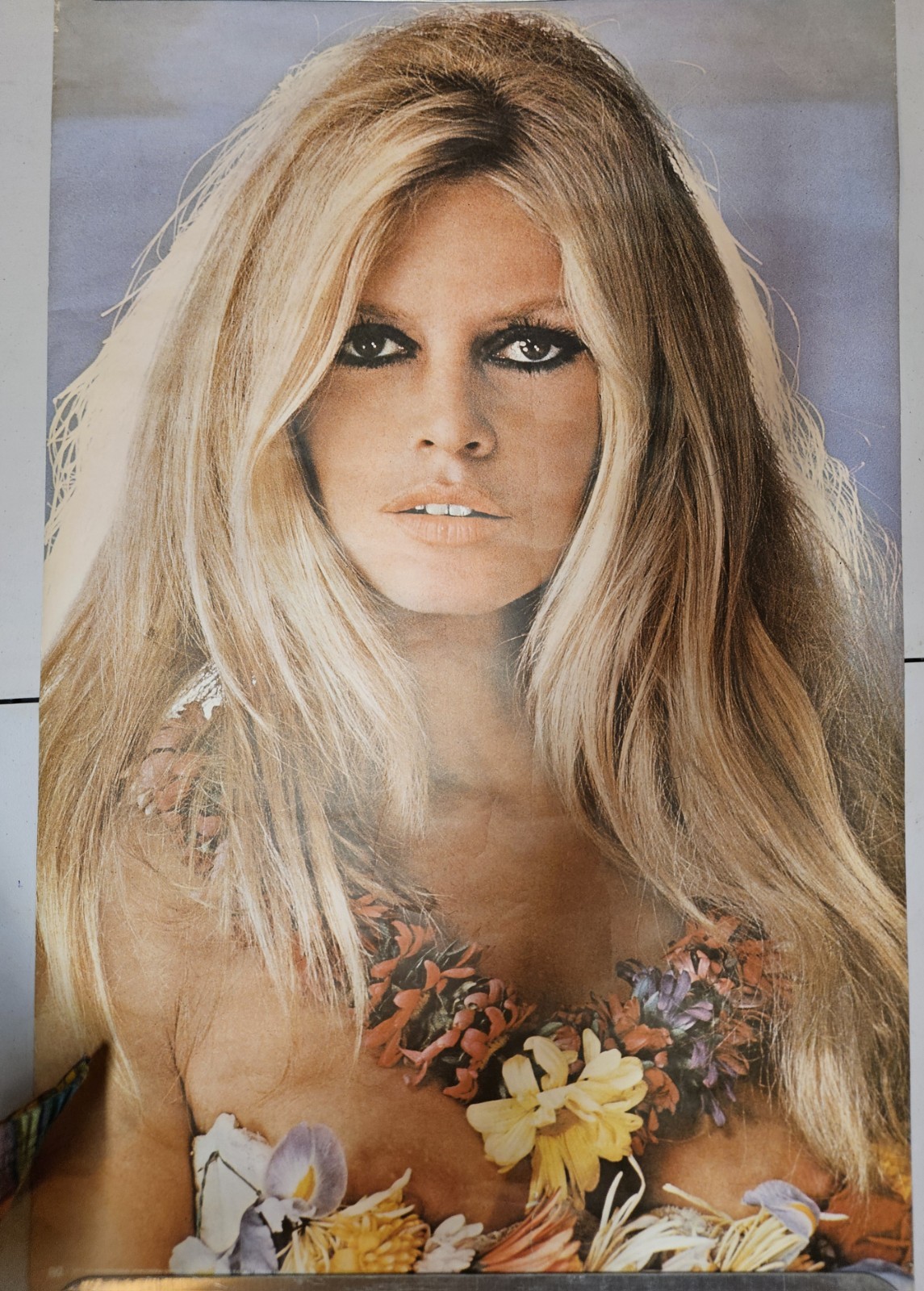 Vintage BRIGITTE BARDOT 1970 Original Poster, 27 X 24 1/2, Rare