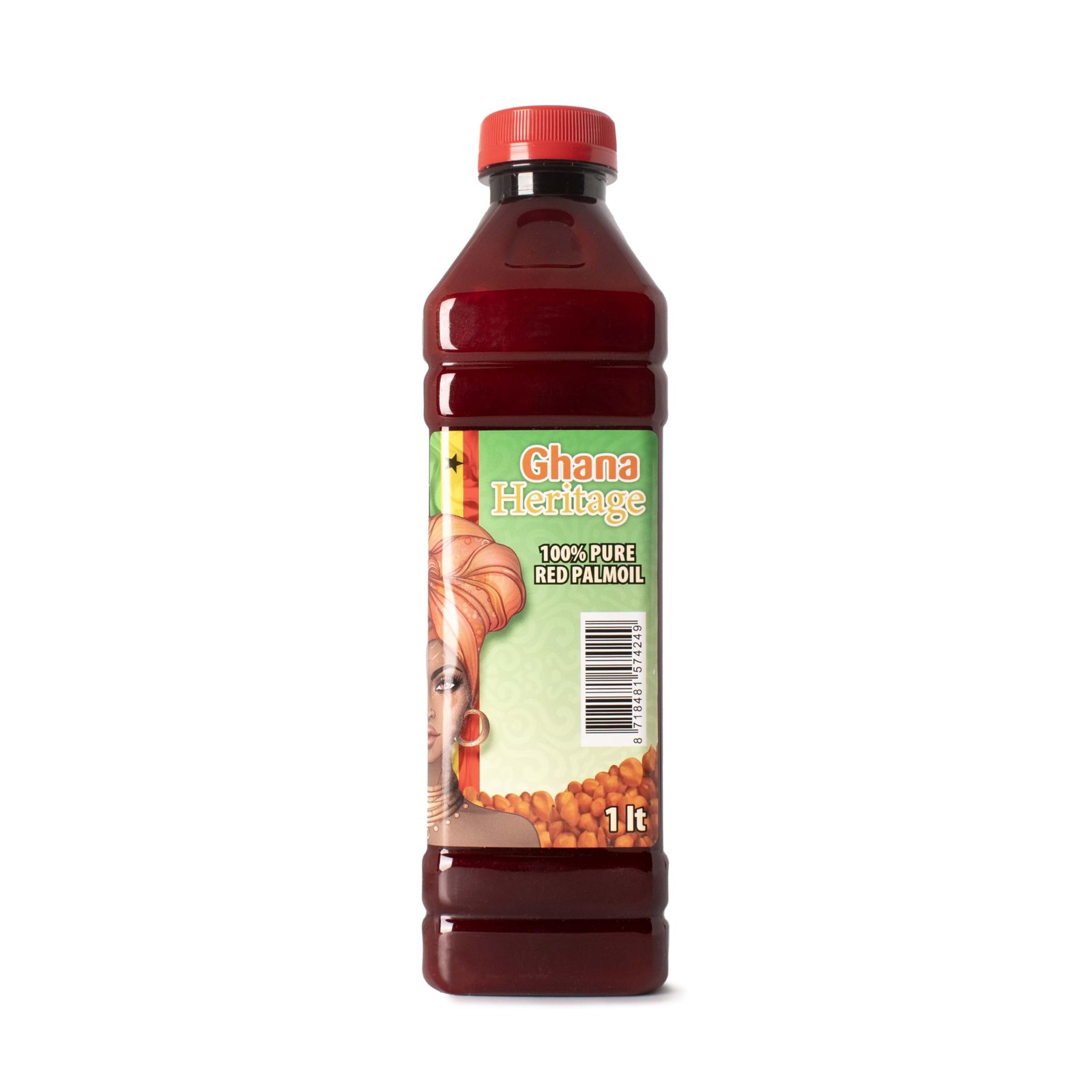 Ghana Heritage Red Palm Oil, 100% Pure, 33.81 Fl Oz (1 Liter) 1 Liter Ghana Heritage Red Palm Oil, 100% Pure, 33.81 Fl Oz (1 Liter) 1 Liter
