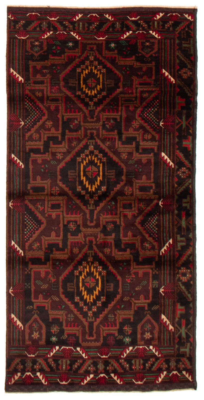 Traditional Vintage Hand-Knotted Area Rug 3'2