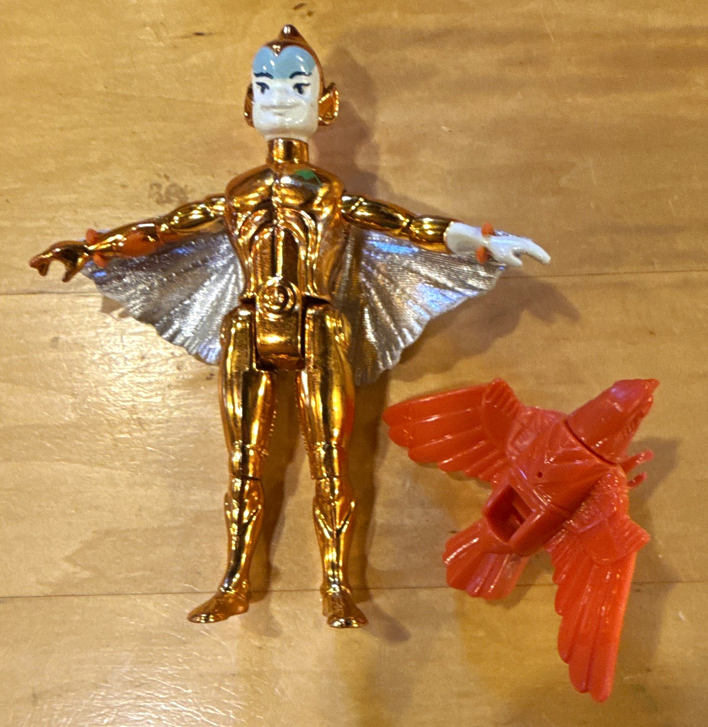 Vintage 1986 Kenner SilverHawks Copper Kidd Action Figure Complete with May-Day Vintage 1986 Kenner SilverHawks Copper Kidd Action Figure Complete with May-Day