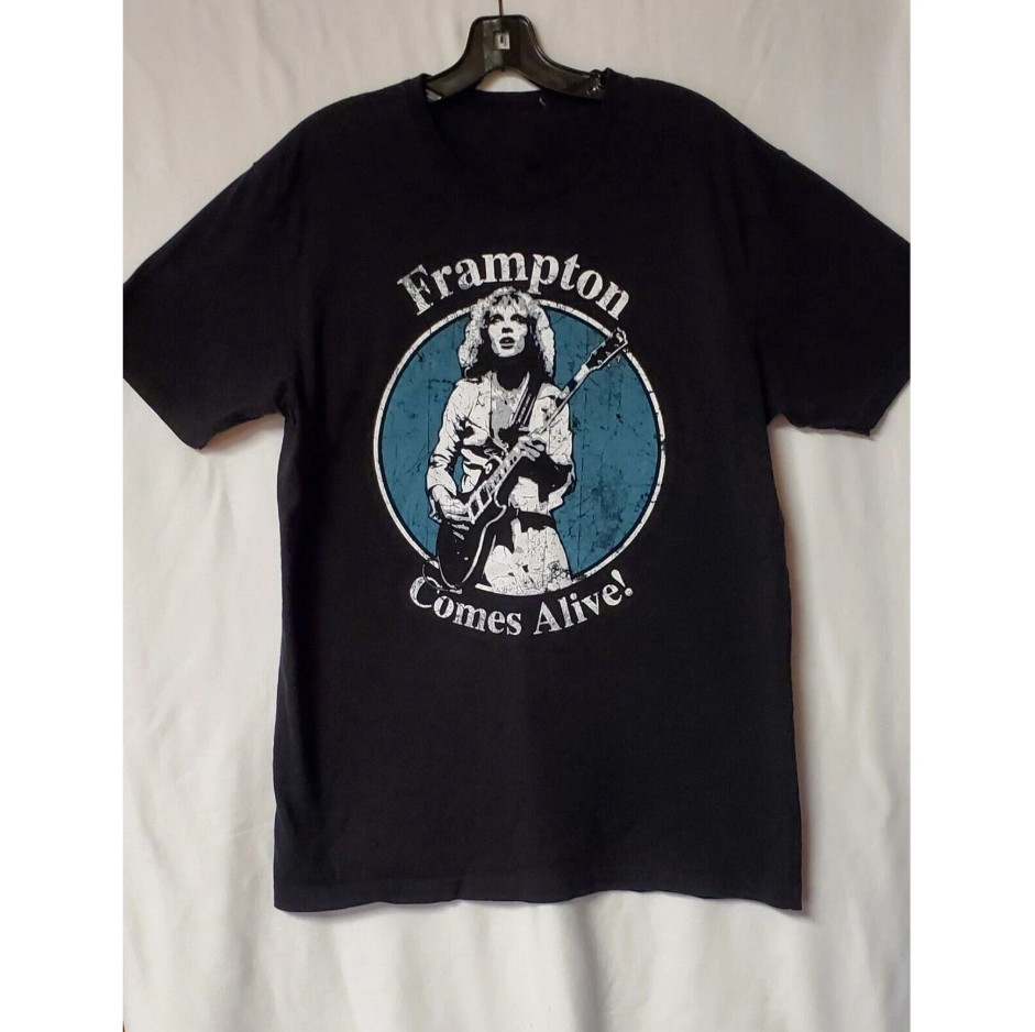 Peter Frampton - Comes Alive Short Sleeve Black All Size T-Shirt
