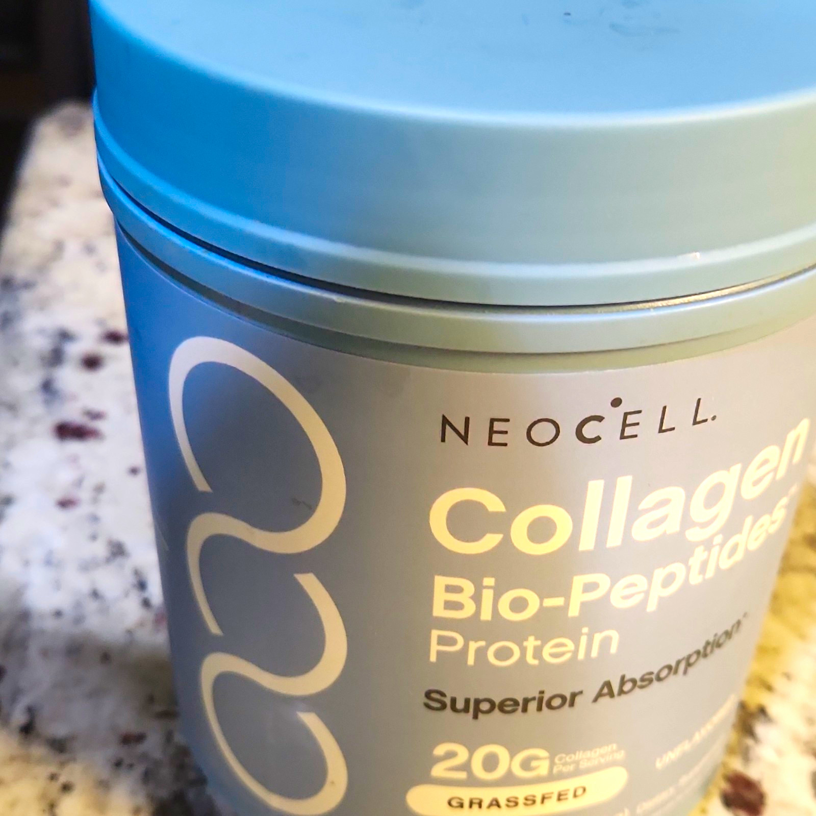 NeoCell Collagen Bio-Peptides Protein Supplement Powder Grass Fed Unflavored 20g