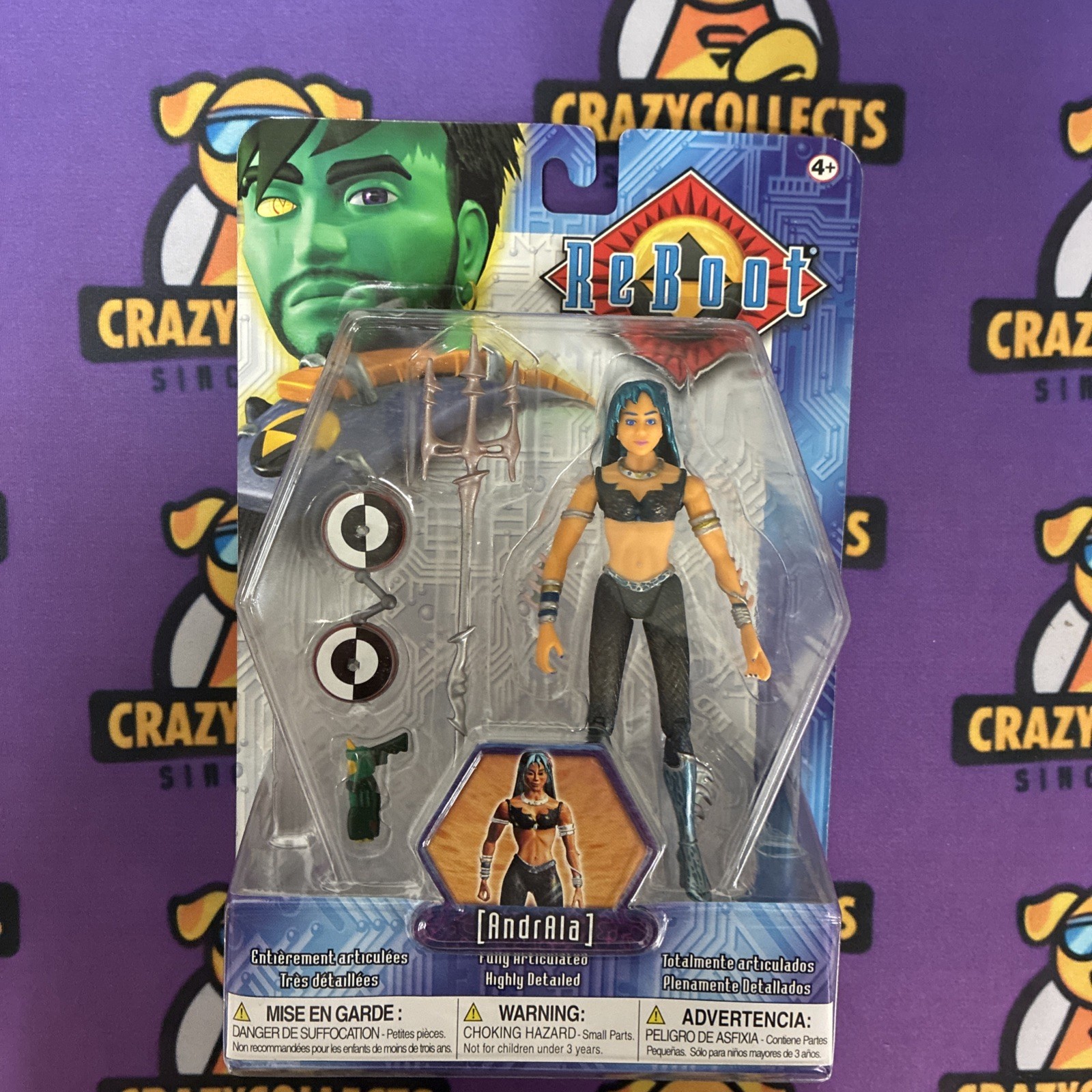 Reboot action figure Andrala MOC new rare