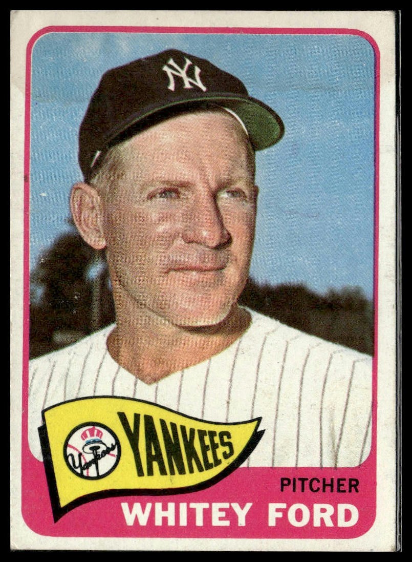 1965 Topps #330 Whitey Ford 1965 Topps #330 Whitey Ford