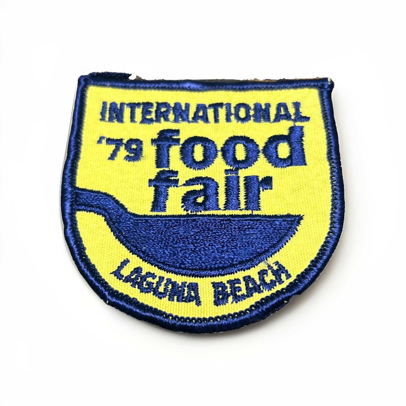Unbranded Patch Unisex OS Yellow 1979 Laguna Beach International Food Fair Retro