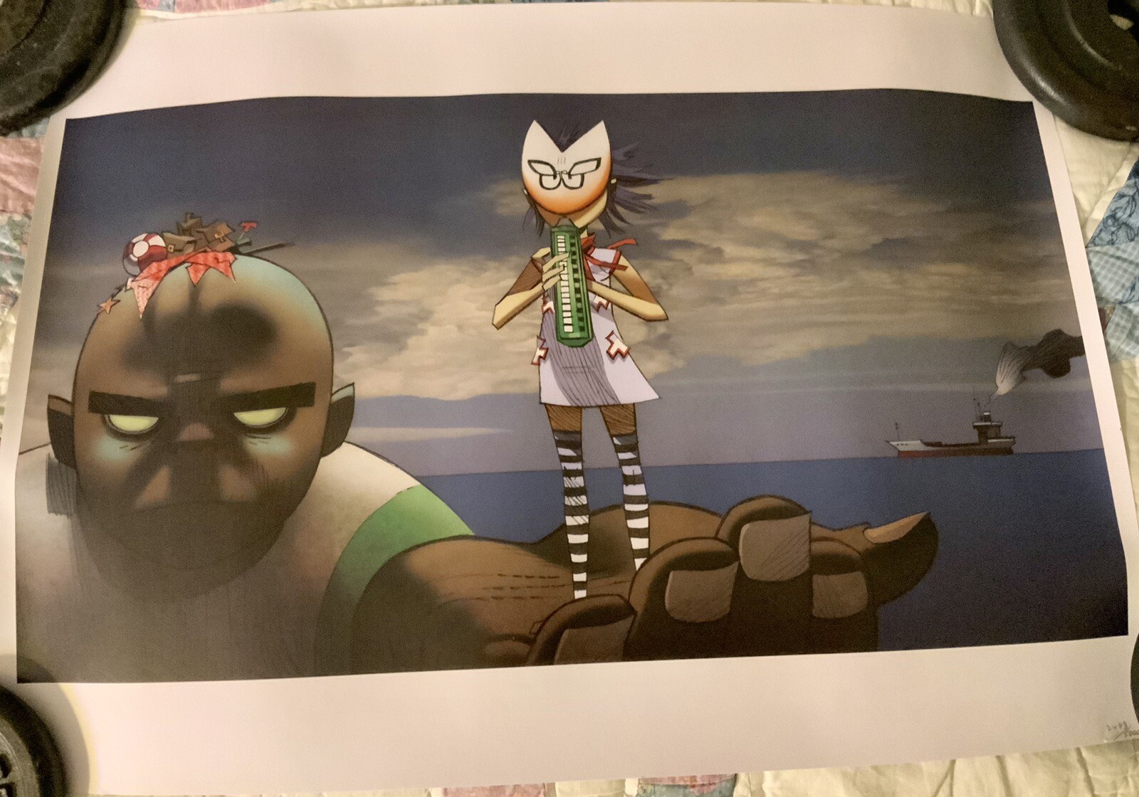 Gorillaz Jamie Hewlett SubDivision Exclusive Broken Limited Numbered Lithograph Gorillaz Jamie Hewlett SubDivision Exclusive Broken Limited Numbered Lithograph