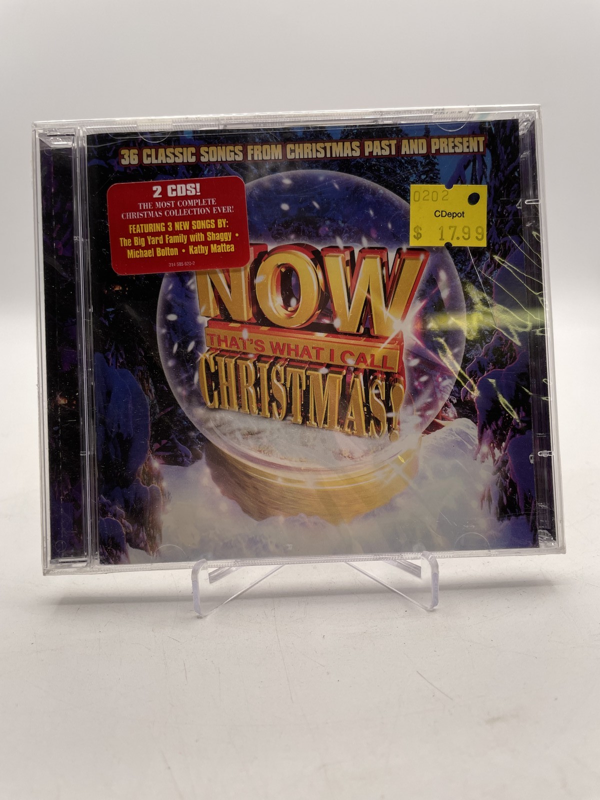 NOW That's What I Call Christmas 2 Disc CD Album Sealed Various Artists Pop