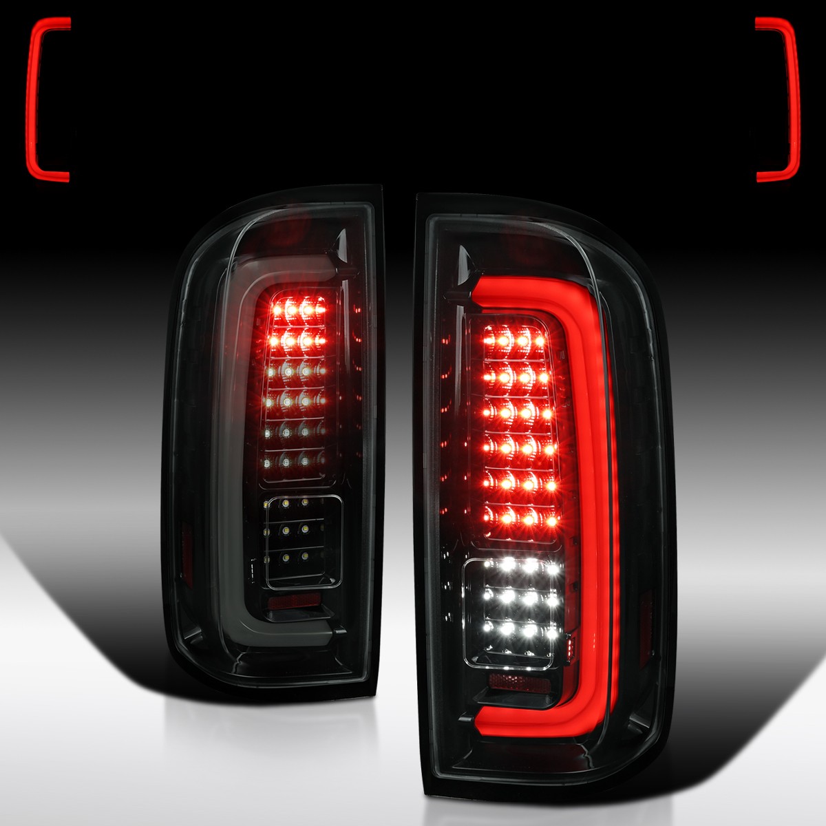 Fit 2015-2022 Colorado Canyon Black Smoke Sequential LED Tail Lights Brake Lamps Fit 2015-2022 Colorado Canyon Black Smoke Sequential LED Tail Lights Brake Lamps