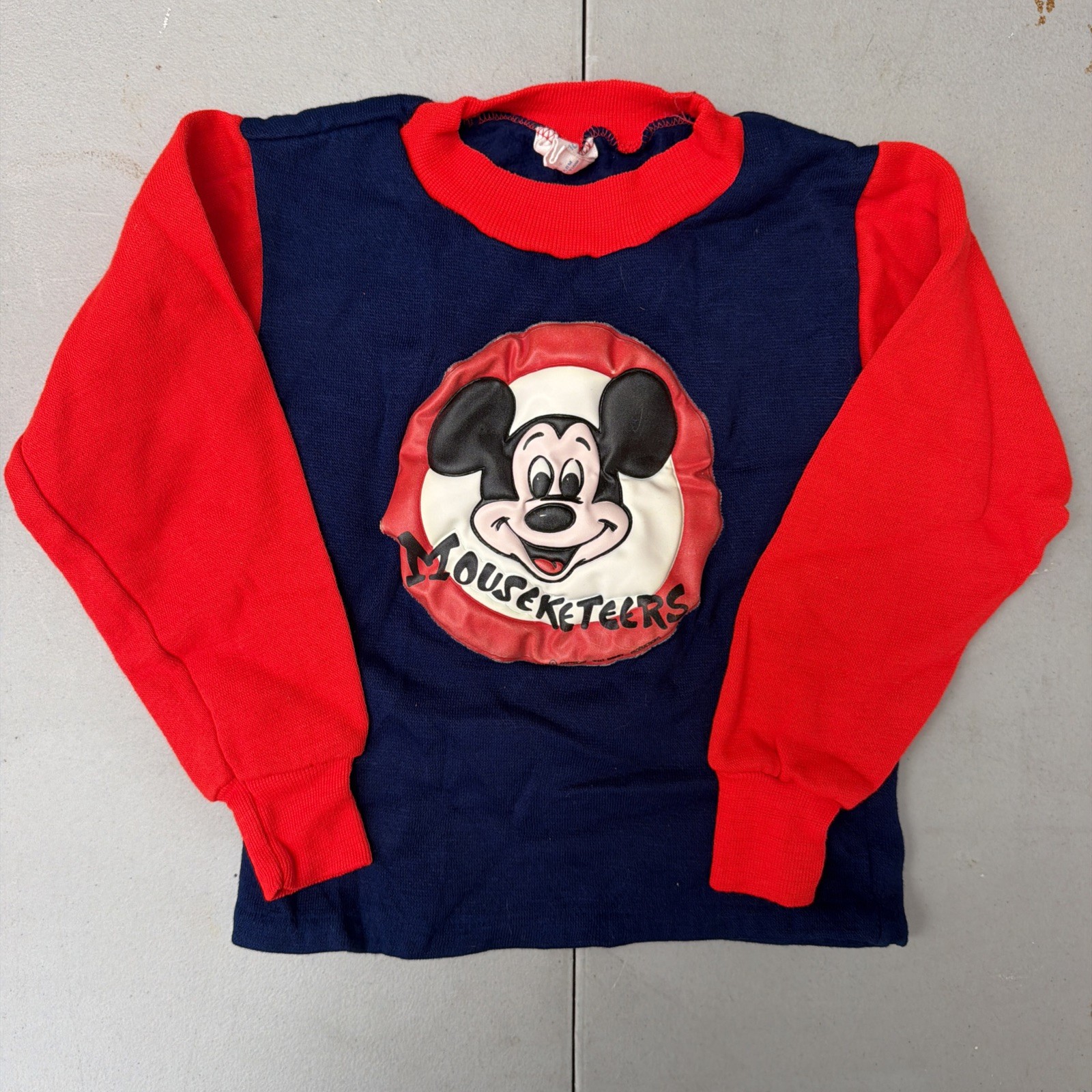 Vintage 1970’s Disney Mickey Mouse Mouseketeers Musketeer Sweatshirt Shirt Sz 5 Vintage 1970’s Disney Mickey Mouse Mouseketeers Musketeer Sweatshirt Shirt Sz 5