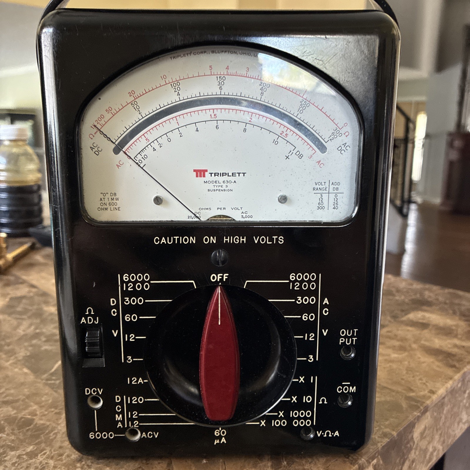 Vintage Triplett Model 630-A..tested working MO Vintage Triplett Model 630-A..tested working MO