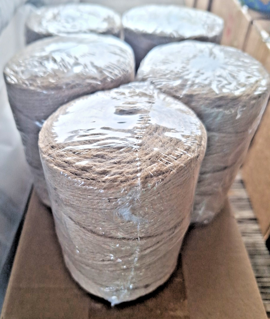 (Lot of 5) Natural Jute Twine 600 Feet Long, 2mm {3000ft Total} (Lot of 5) Natural Jute Twine 600 Feet Long, 2mm {3000ft Total}
