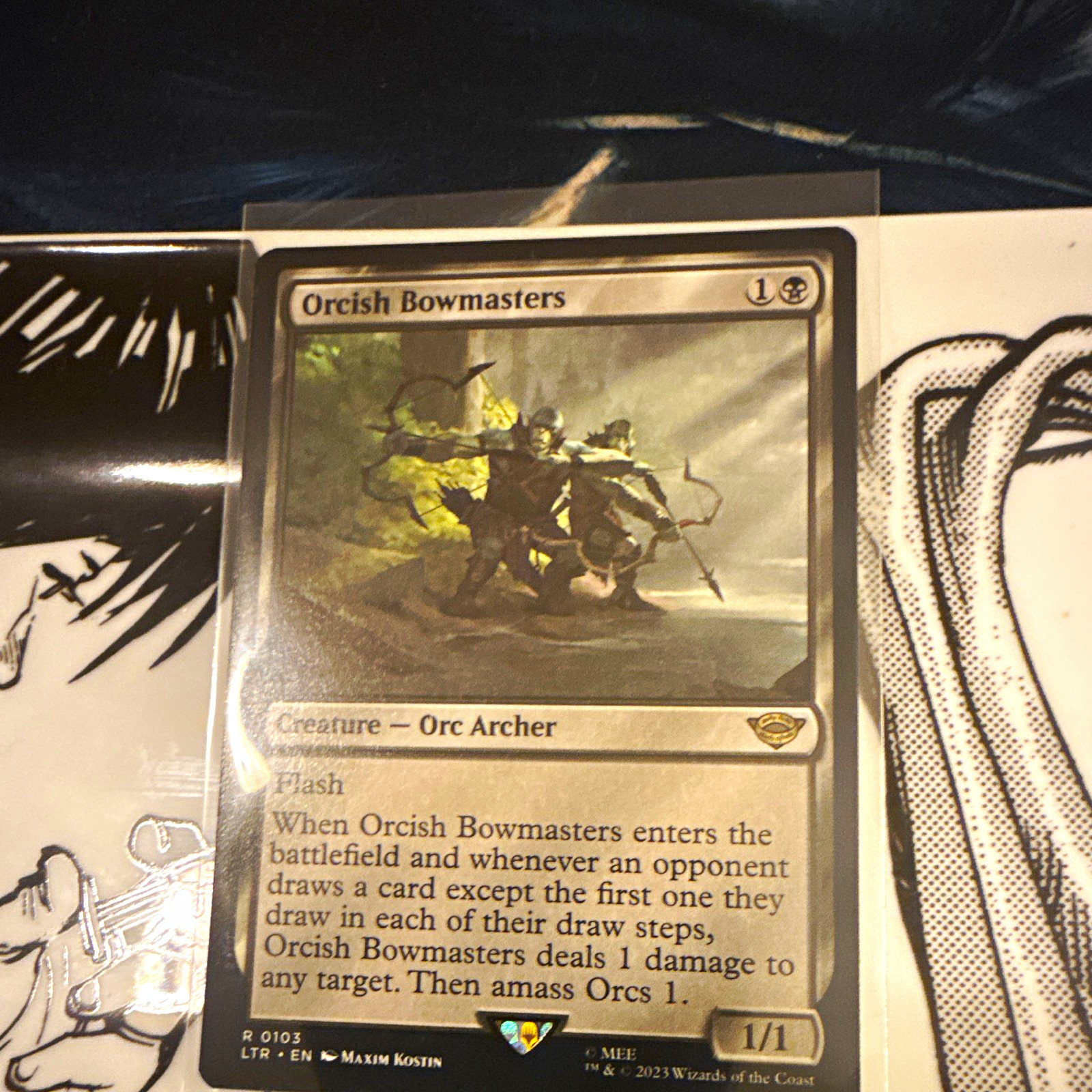 Wizards of the Coast Orcish Bowmasters 0103 LTR Rare Regular Creature Black EN Wizards of the Coast Orcish Bowmasters 0103 LTR Rare Regular Creature Black EN