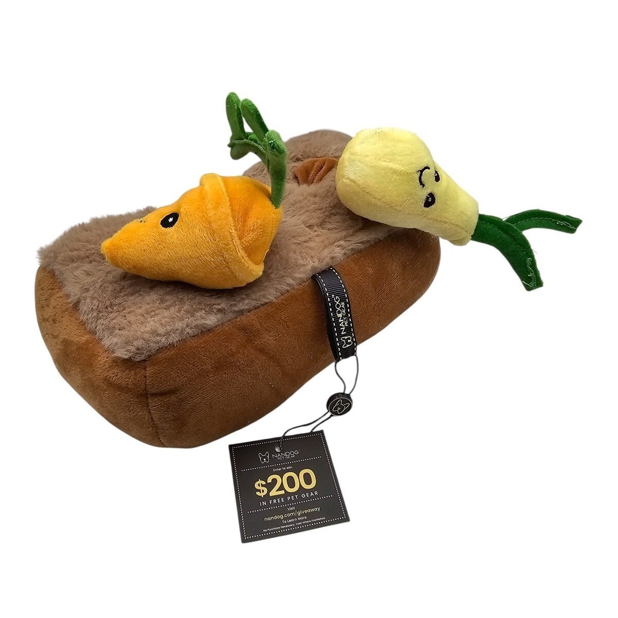 Nandog My BFF Veggies Interactive Dog Toy
